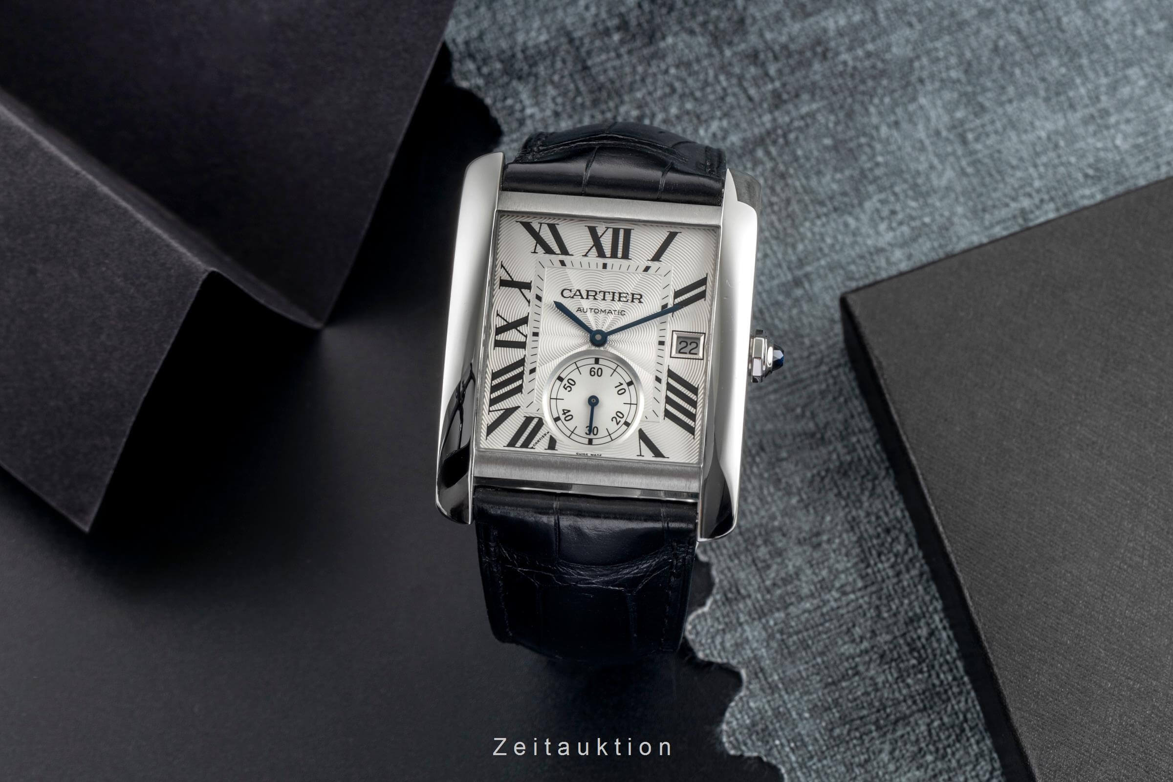 Cartier Tank acciaio automatismo orologio da uomo W5330003  [2502448]