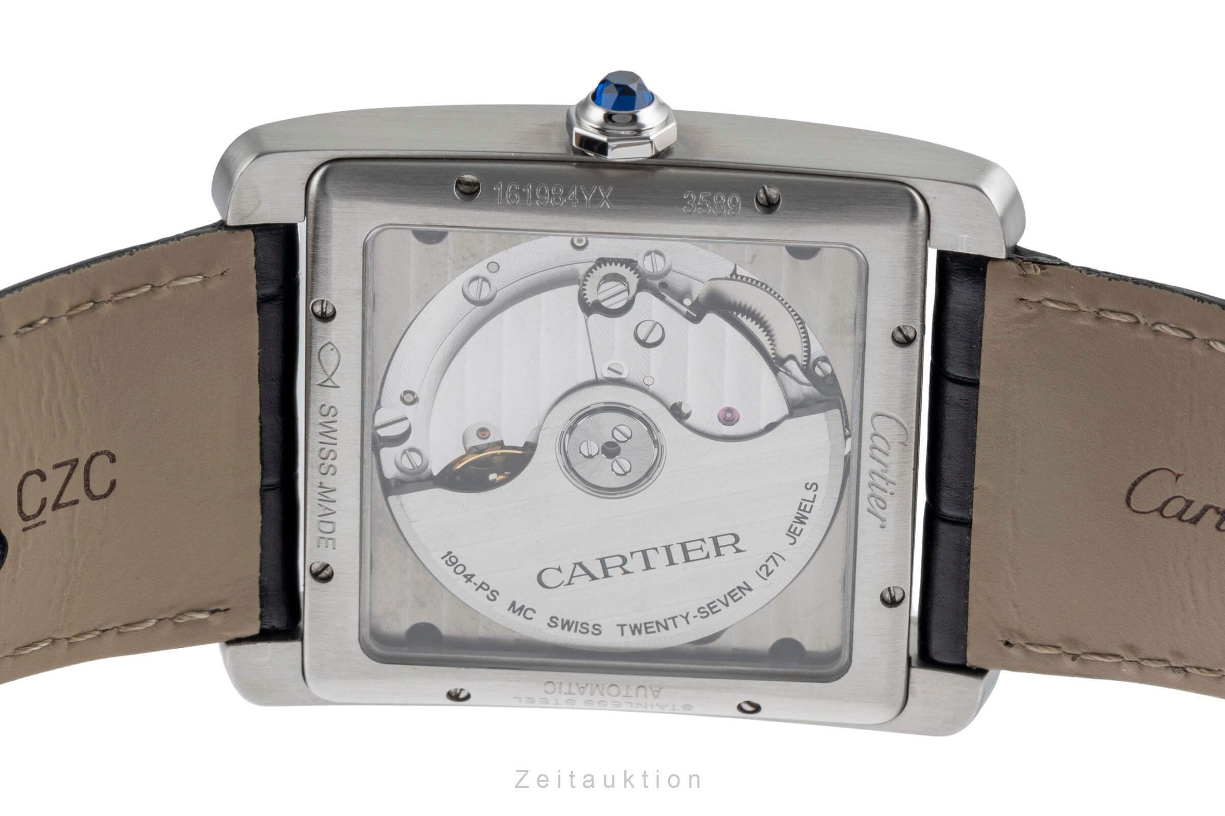 Cartier Tank acciaio automatismo orologio da uomo W5330003  [2502448]