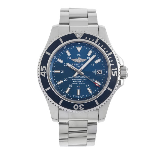 Breitling Superocean acero automático reloj para caballeros A17365  [2502455]