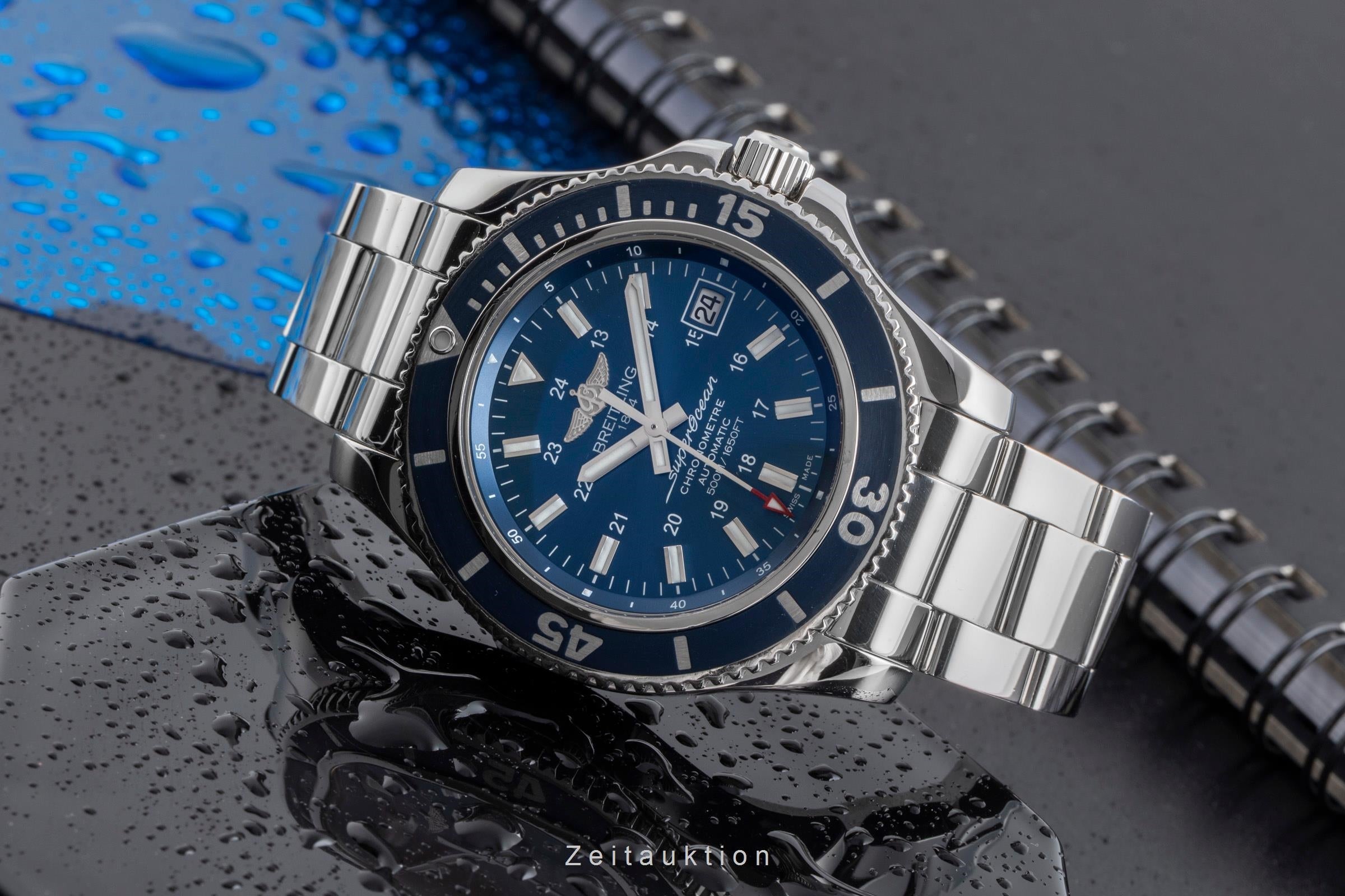 Breitling Superocean acero automático reloj para caballeros A17365  [2502455]