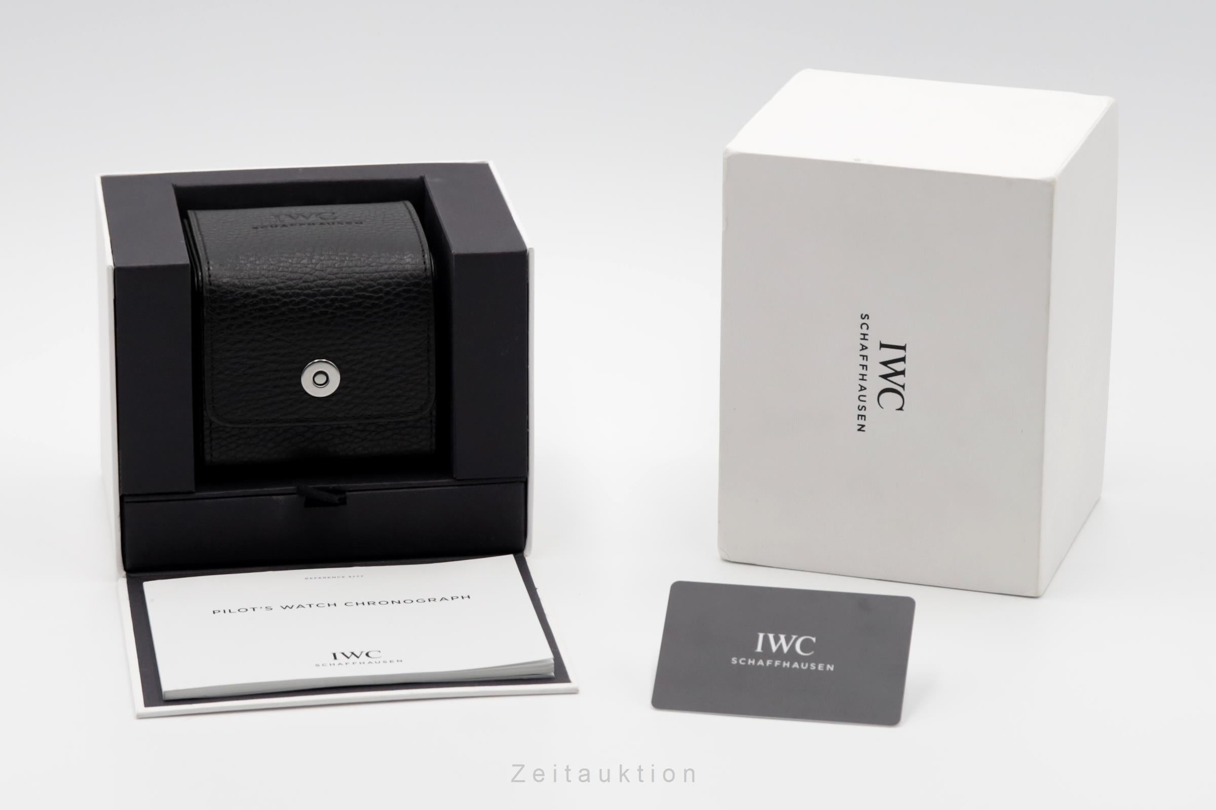 IWC Fliegerchronograph cronografo acciaio automatismo orologio da uomo LP: 9500EUR  [2502458]