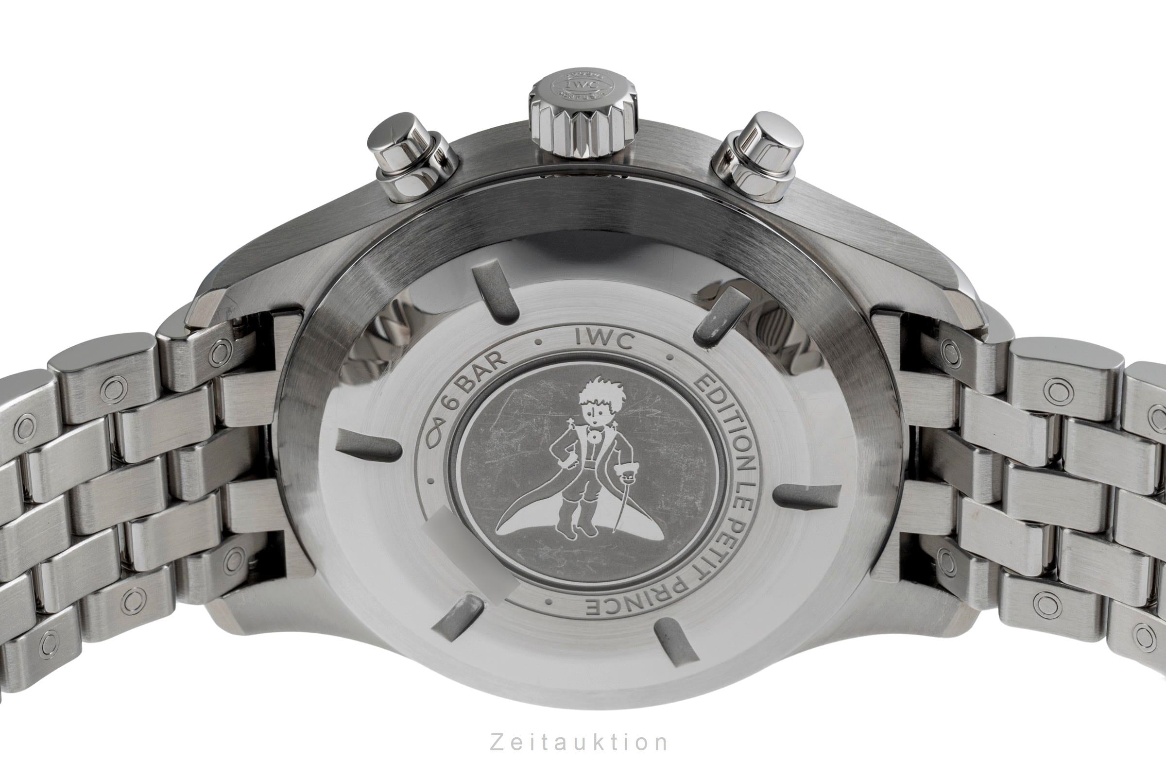 IWC Fliegerchronograph cronografo acciaio automatismo orologio da uomo LP: 9500EUR  [2502458]