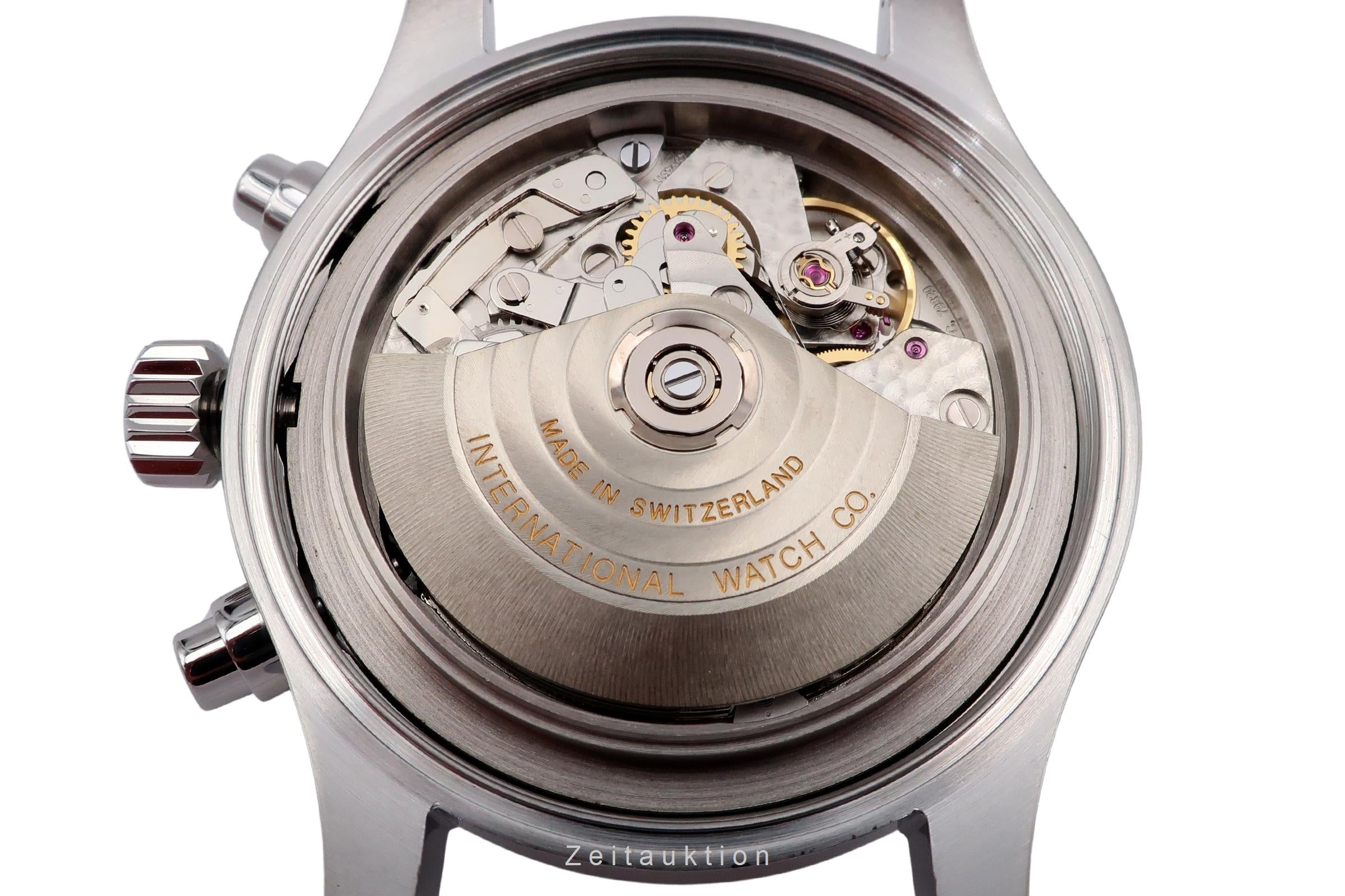 IWC Fliegerchronograph cronografo acciaio automatismo orologio da uomo LP: 9500EUR  [2502458]