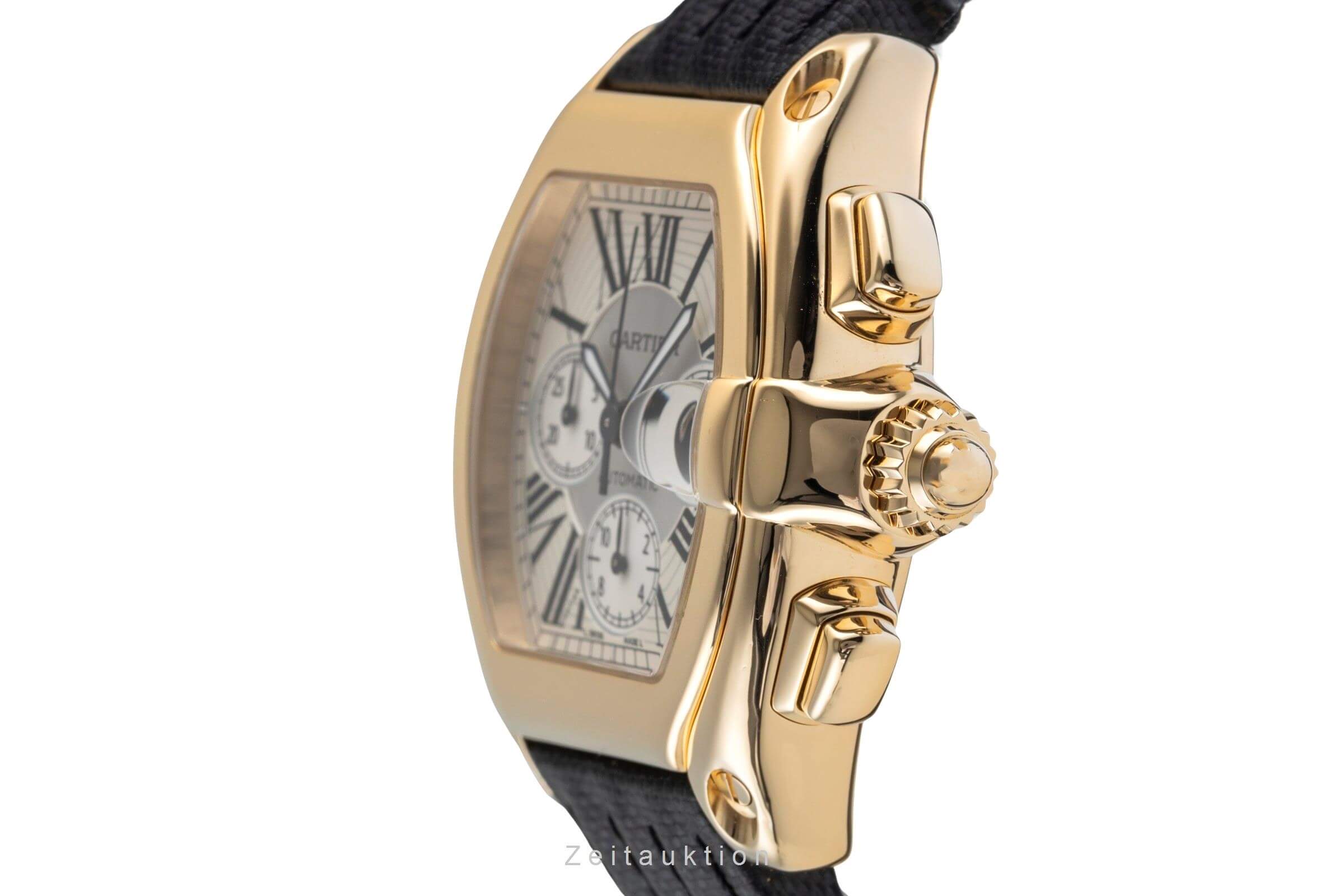 Cartier Roadster cronografo oro 18 ct automatismo orologio da uomo W62021Y3  [2502461]