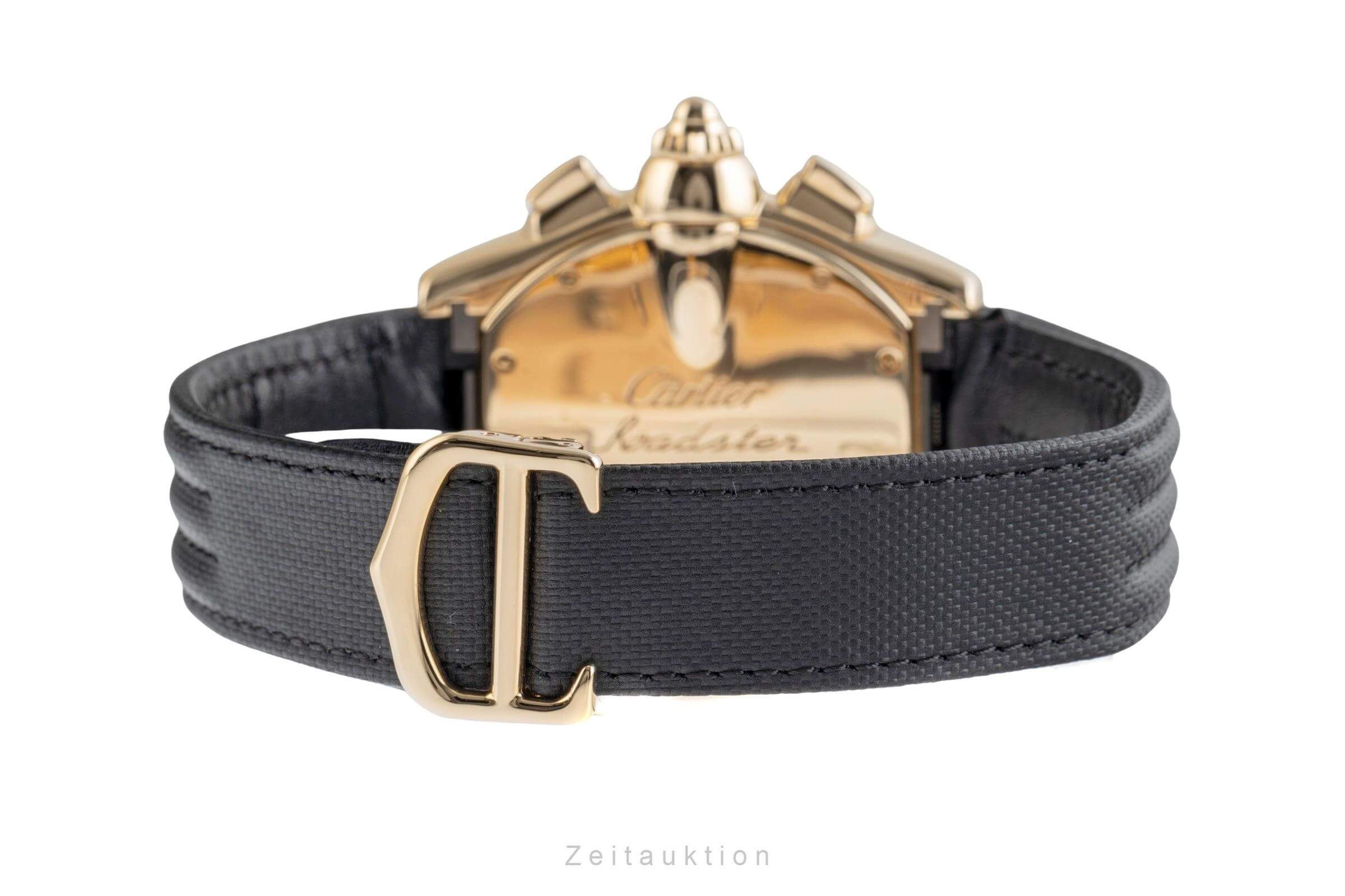 Cartier Roadster cronografo oro 18 ct automatismo orologio da uomo W62021Y3  [2502461]