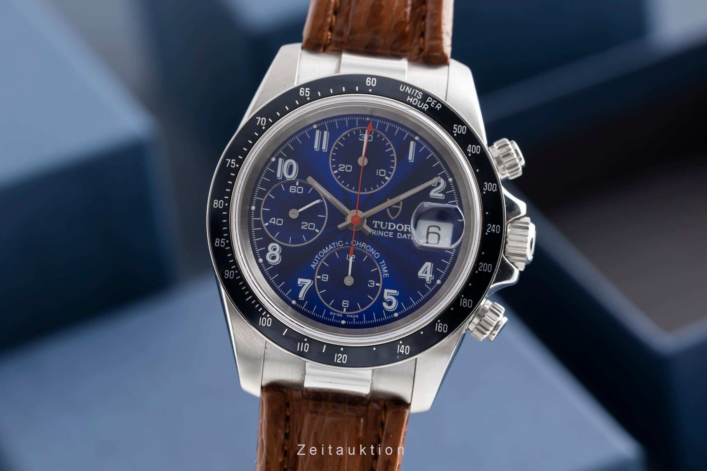 Tudor Prince Date cronógrafo acero automático reloj para caballeros 79260  [2502464]