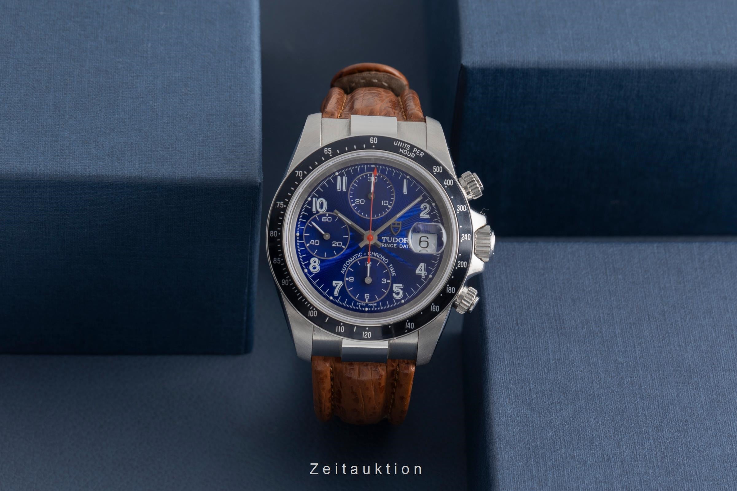 Tudor Prince Date cronógrafo acero automático reloj para caballeros 79260  [2502464]