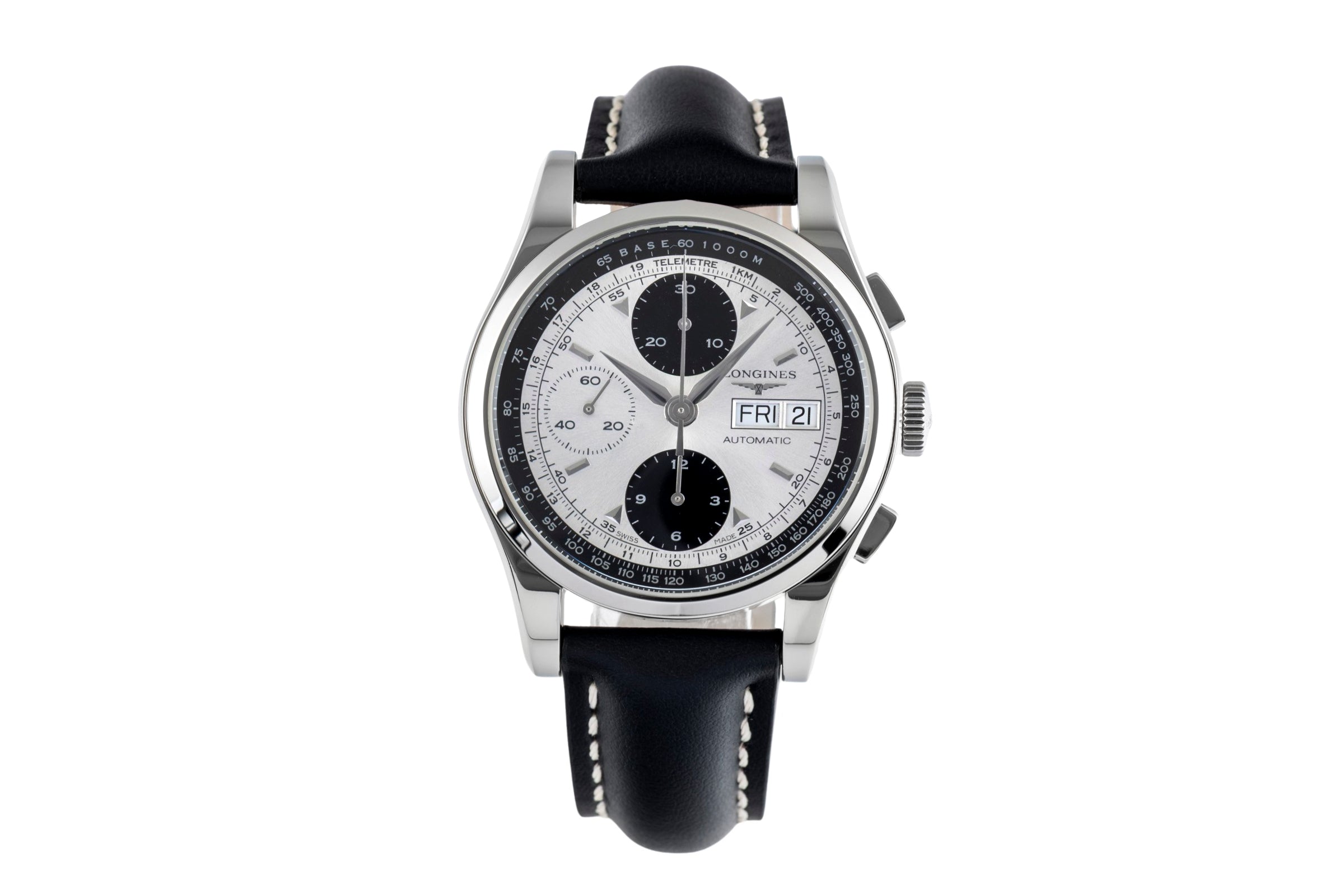 Longines Conquest Heritage cronógrafo acero automático reloj para caballeros L2.747.4  [2502465]