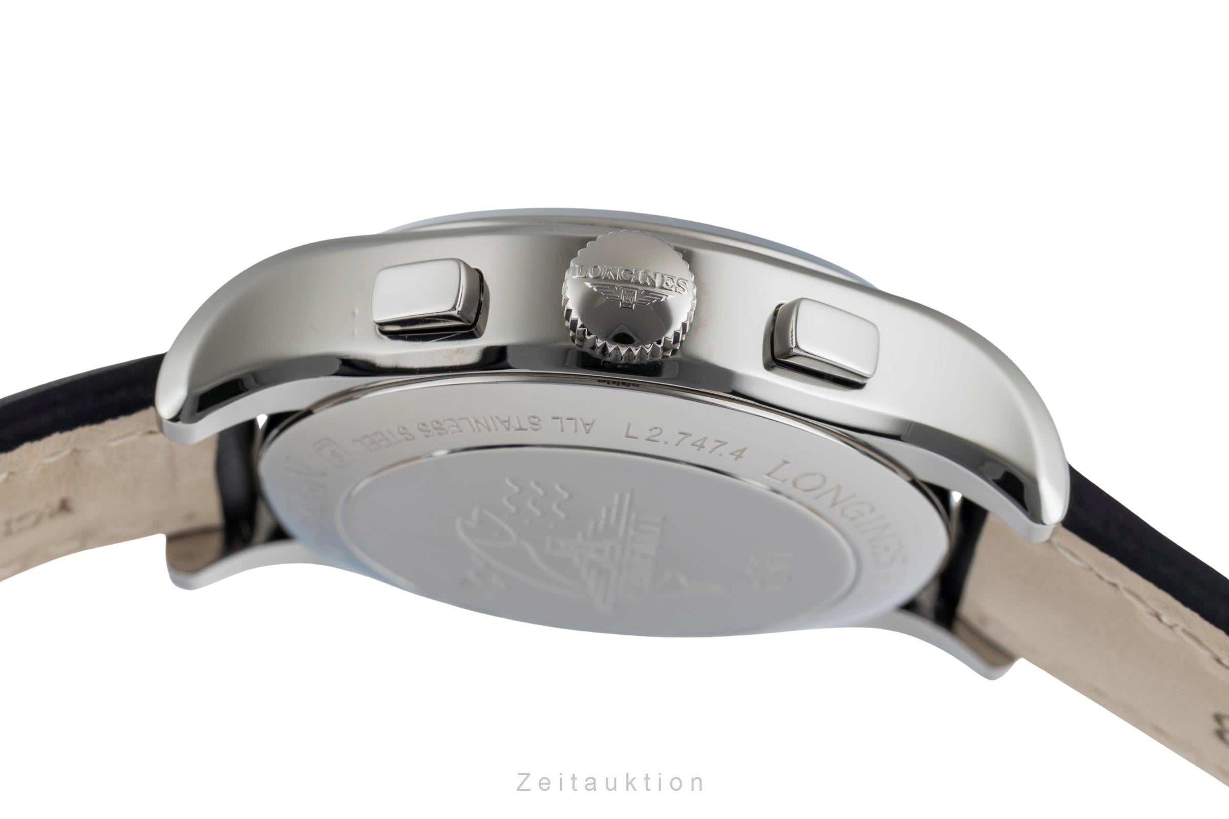 Longines Conquest Heritage chronograph steel automatic men's watch L2.747.4  [2502465]