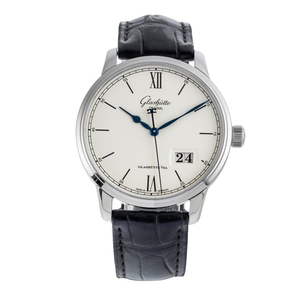 Glashütte Senator steel automatic men's watch 1-36-03-01-02-30 LP: 10700EUR  [2502469]