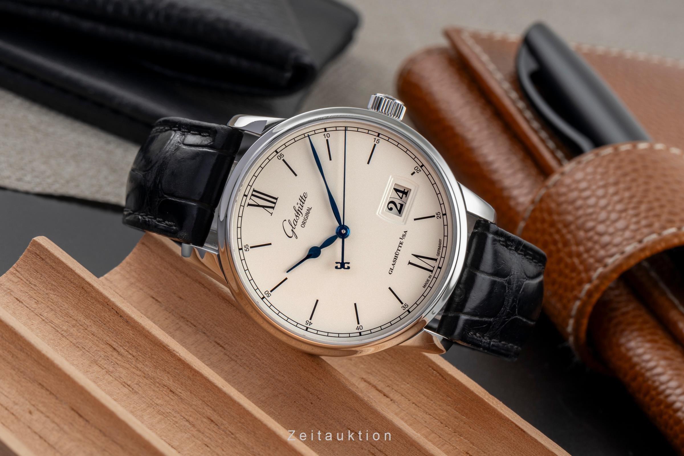 Glashütte Senator steel automatic men's watch 1-36-03-01-02-30 LP: 10700EUR  [2502469]