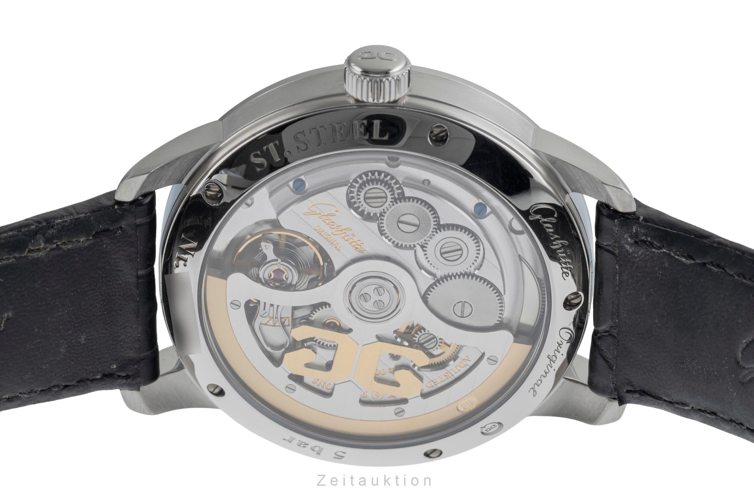 Glashütte Senator steel automatic men's watch 1-36-03-01-02-30 LP: 10700EUR  [2502469]