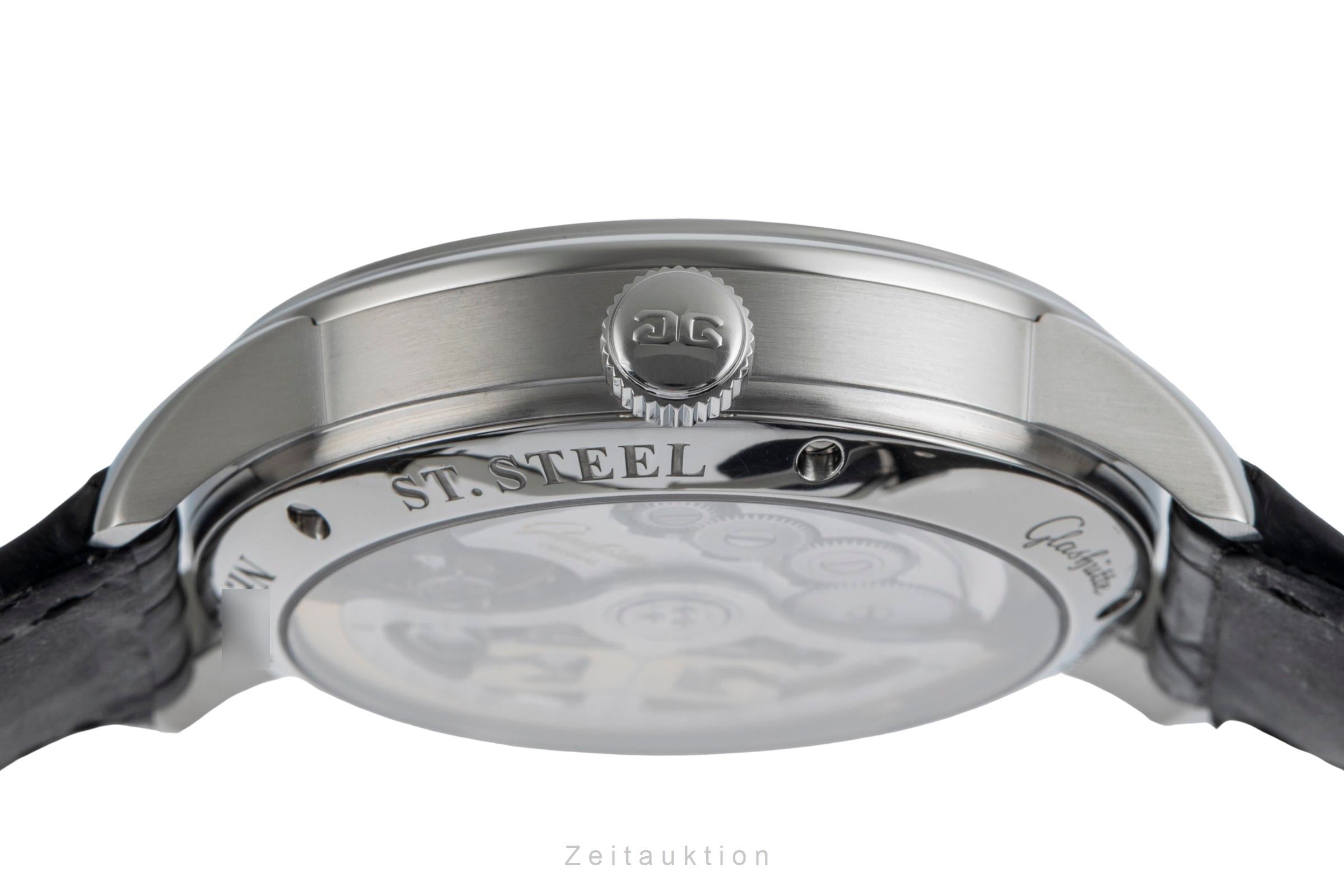 Glashütte Senator steel automatic men's watch 1-36-03-01-02-30 LP: 10700EUR  [2502469]