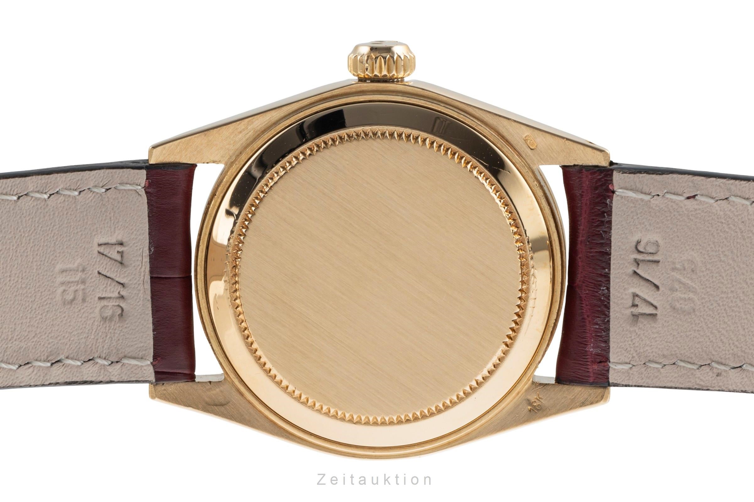 Rolex Date 18 ct gold automatic women's watch 6627  [2502473]