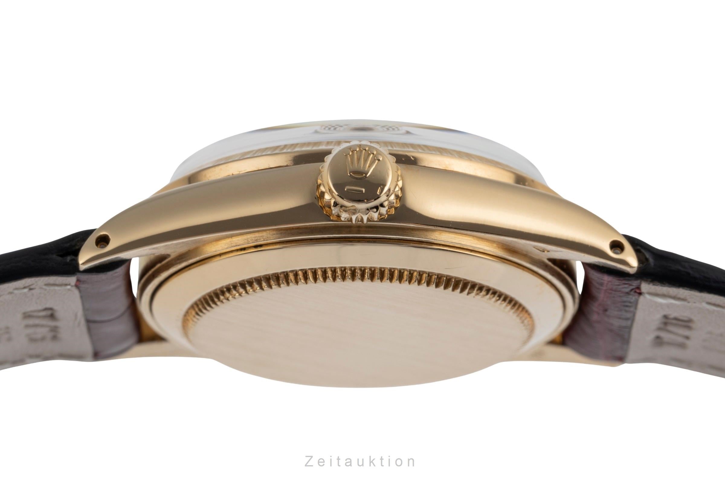 Rolex Date 18 ct gold automatic women's watch 6627  [2502473]