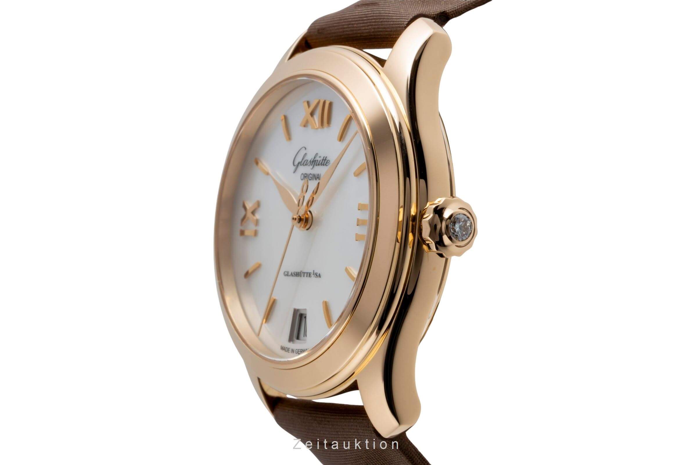 Glashütte Lady Serenade or 18 ct automatique montre pour femmes 39-22-09-01-44 LP: 13400EUR  [2502474]