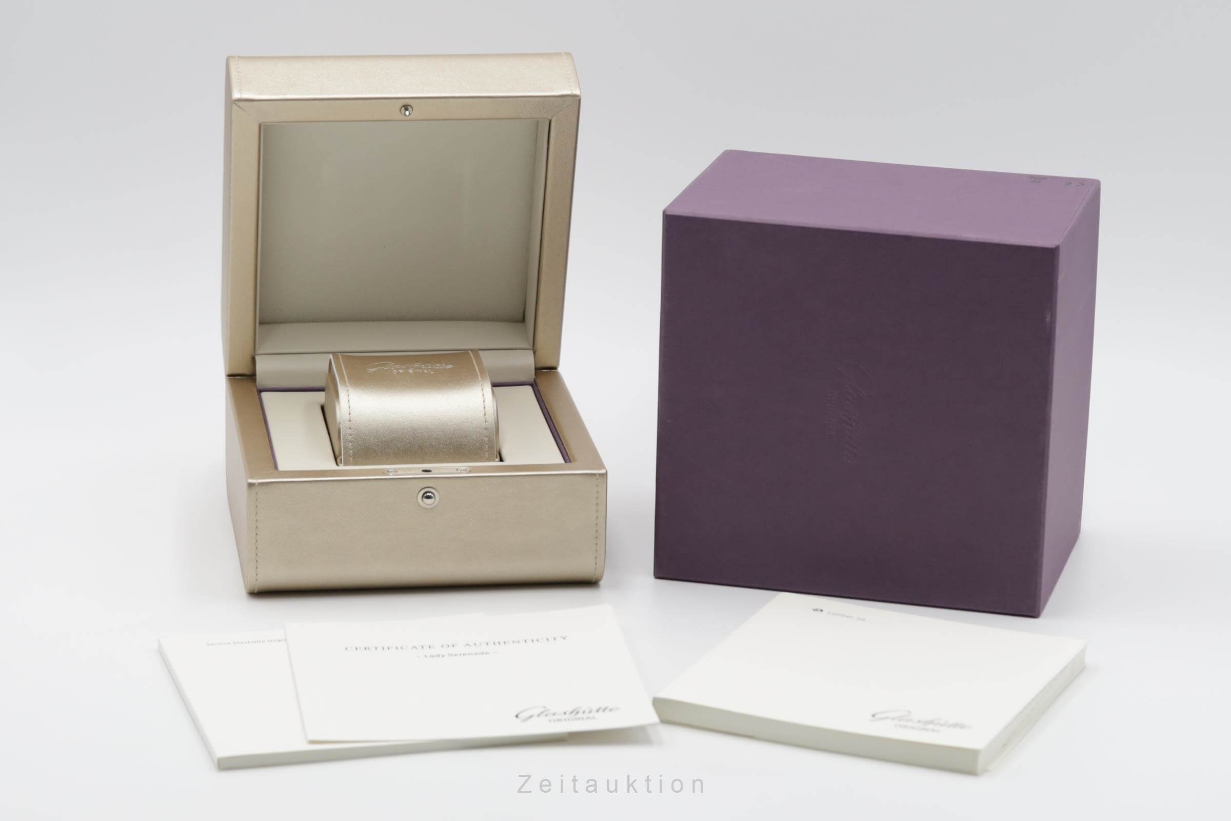 Glashütte Lady Serenade or 18 ct automatique montre pour femmes 39-22-09-01-44 LP: 13400EUR  [2502474]