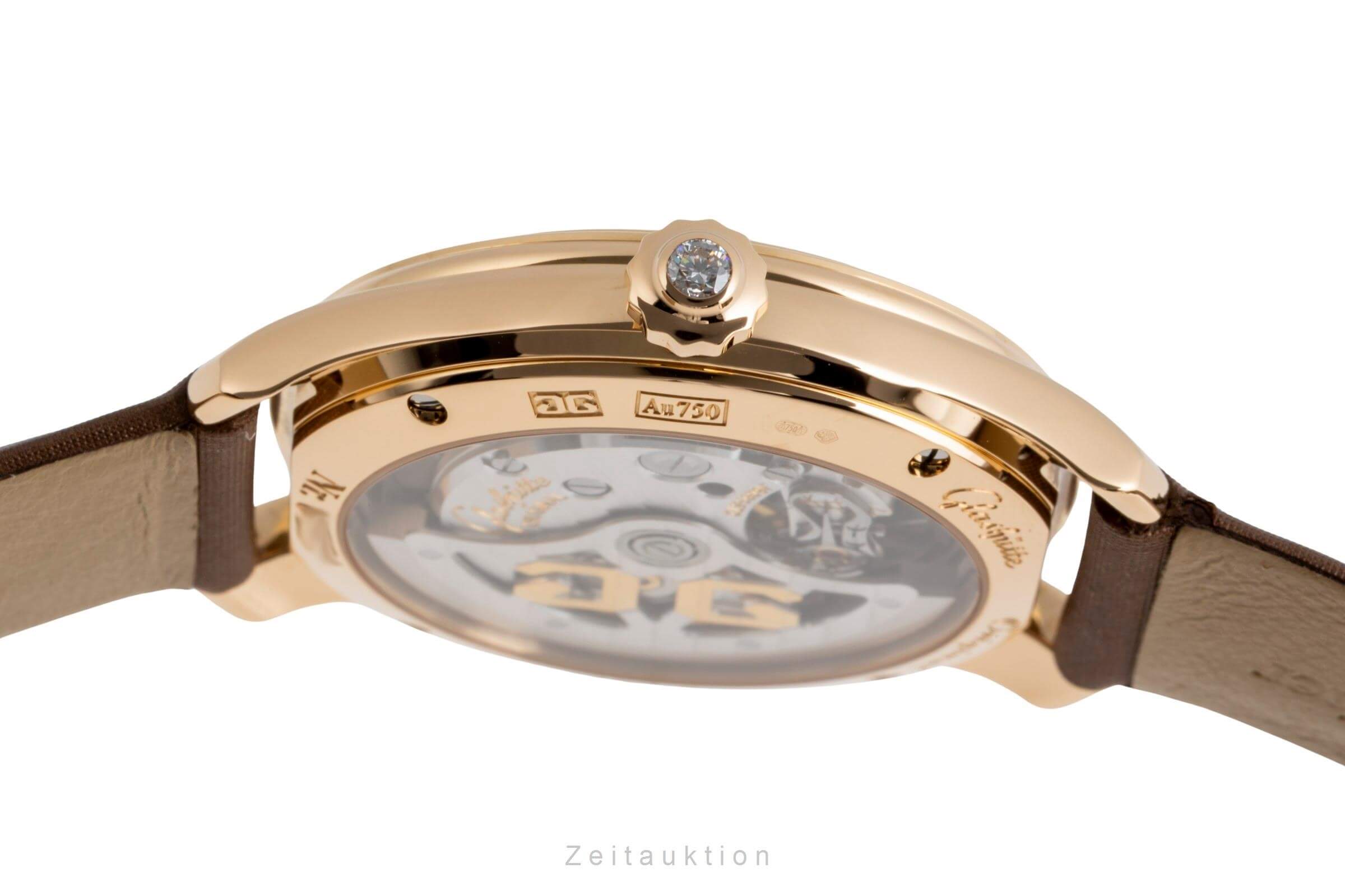 Glashütte Lady Serenade or 18 ct automatique montre pour femmes 39-22-09-01-44 LP: 13400EUR  [2502474]