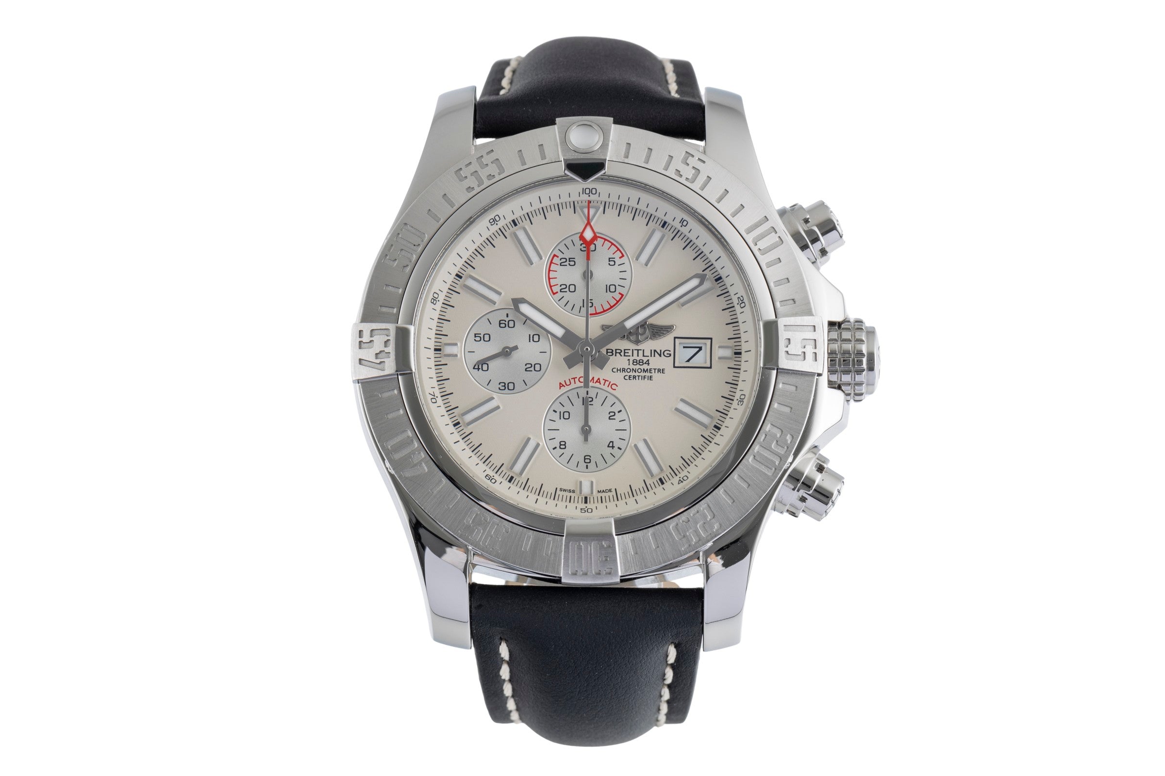 Breitling Super Avenger II chronograph steel automatic Kal. B13
