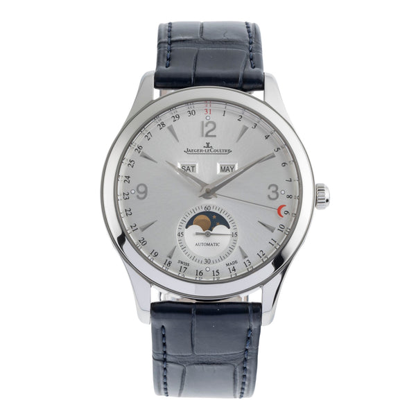 Jaeger LeCoultre Master Calendar acier automatique montre pour hommes Q1558420  176.8.12.S  [2502478]