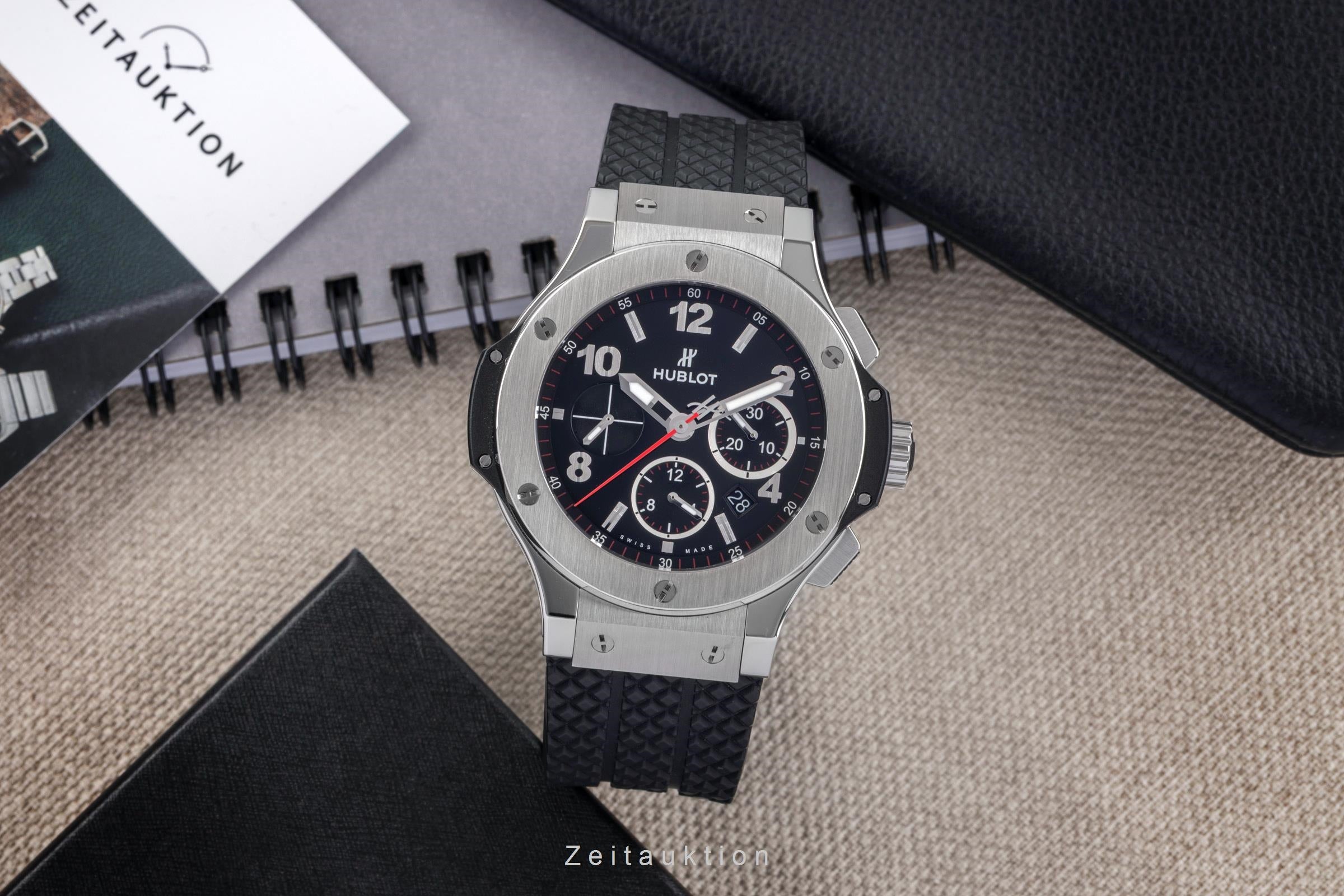 Hublot Big Bang chronograph steel automatic men's watch 301.SX.130.RX	 LP: 14100EUR  [2502479]