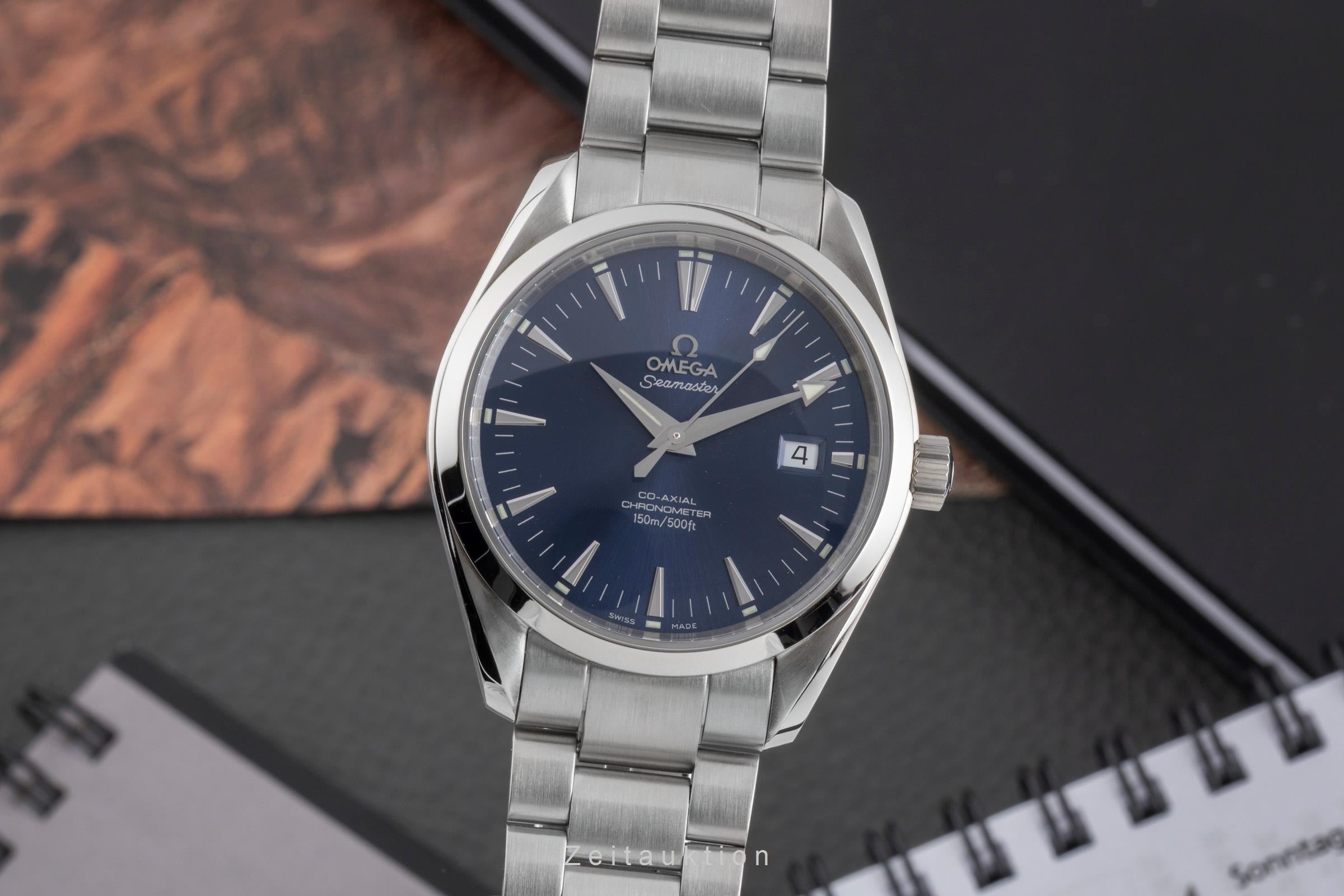 Omega Seamaster Aqua Terra 150M Co-Axial Automatik Stahl 2503.80.00 B&P 2003 [2502487]