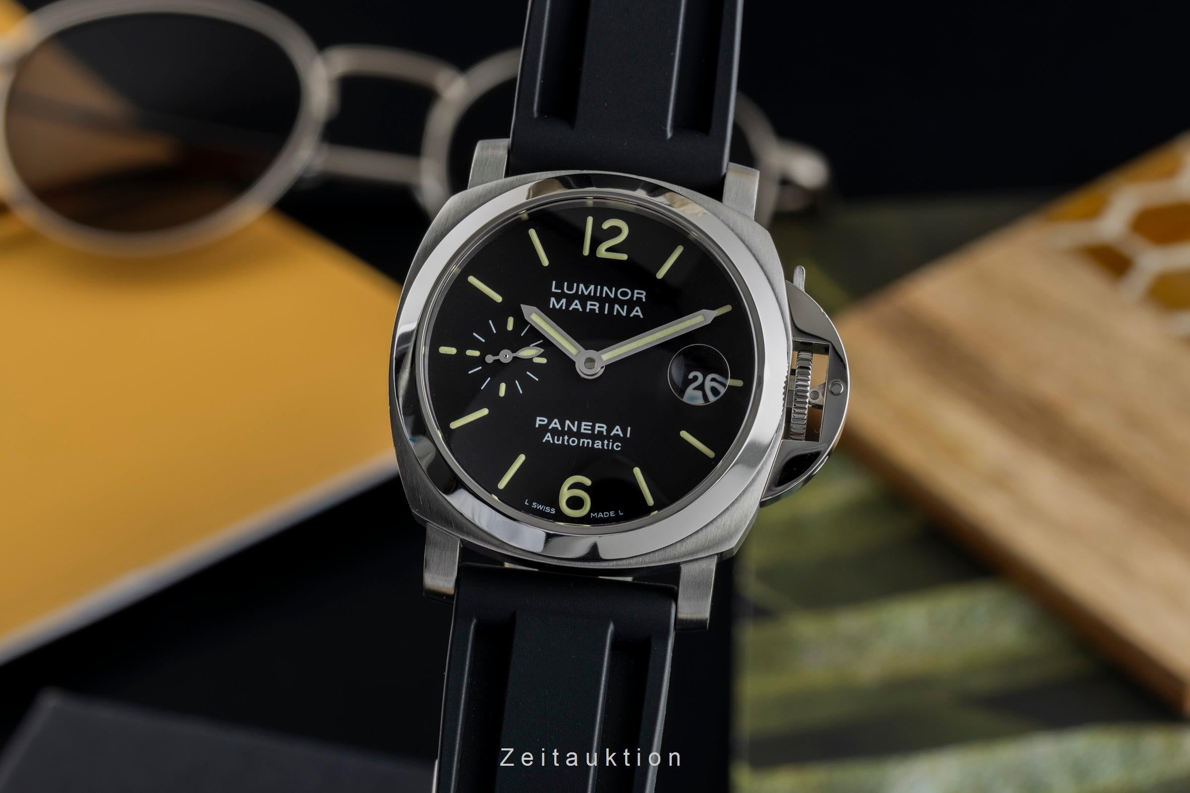 Panerai Luminor Marina acero automático reloj para caballeros PAM00298  [2502493]