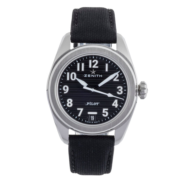Zenith Pilot Stahl Automatik Herren Ref. 03.4000.3620/21.I001 Box & Papiere 2024 [2502498]