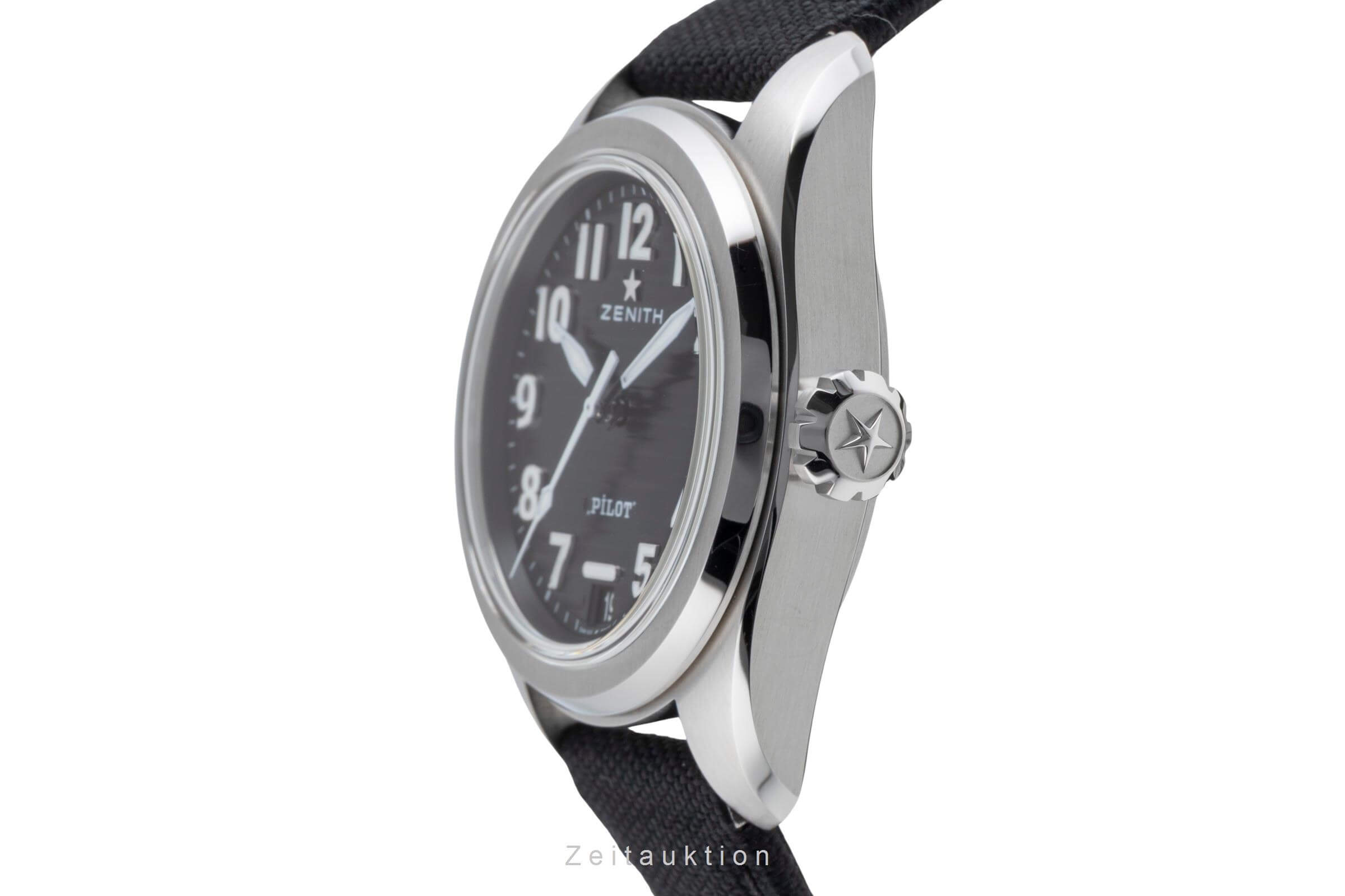 Zenith Pilot Stahl Automatik Herren Ref. 03.4000.3620/21.I001 Box & Papiere 2024 [2502498]