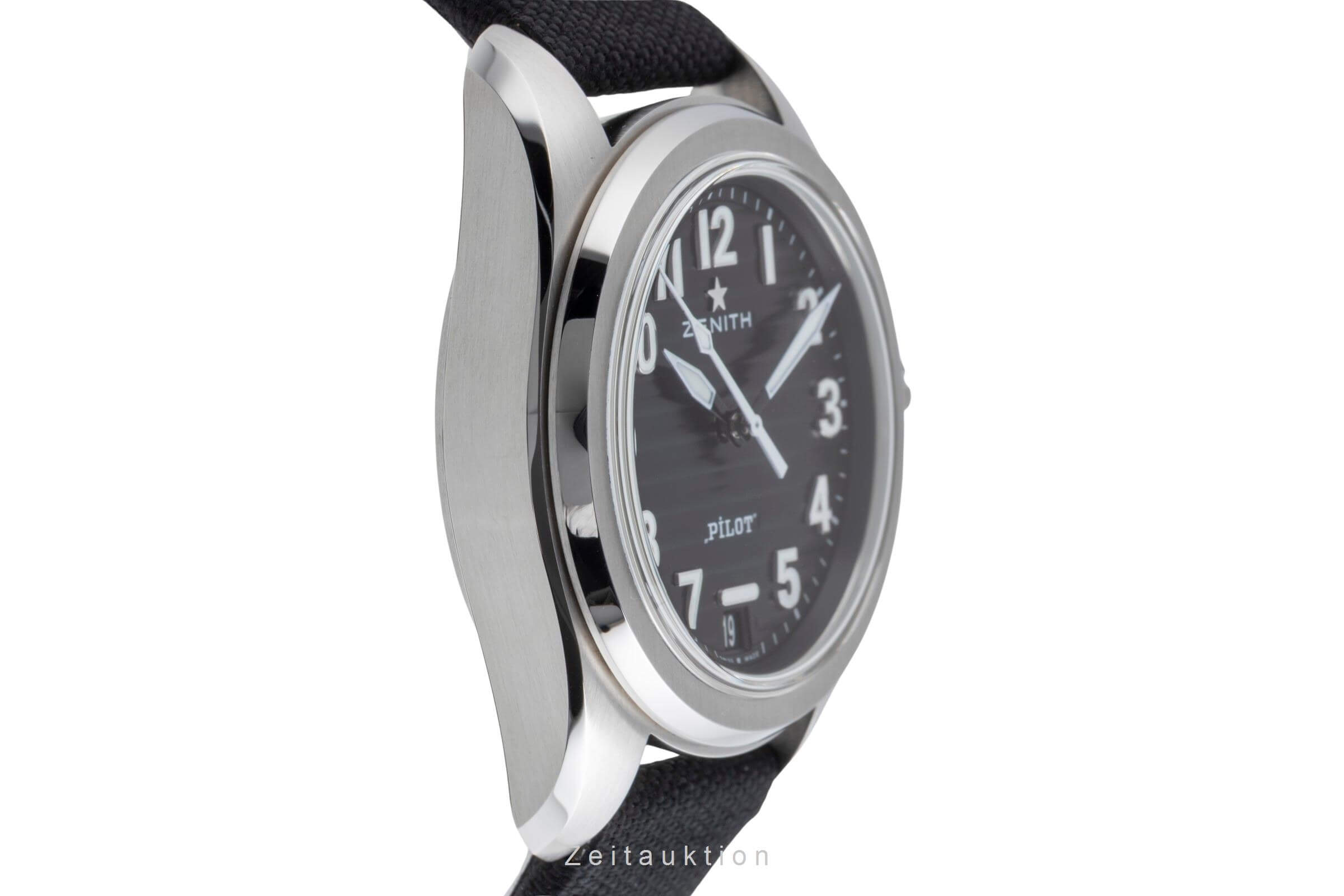 Zenith Pilot Stahl Automatik Herren Ref. 03.4000.3620/21.I001 Box & Papiere 2024 [2502498]