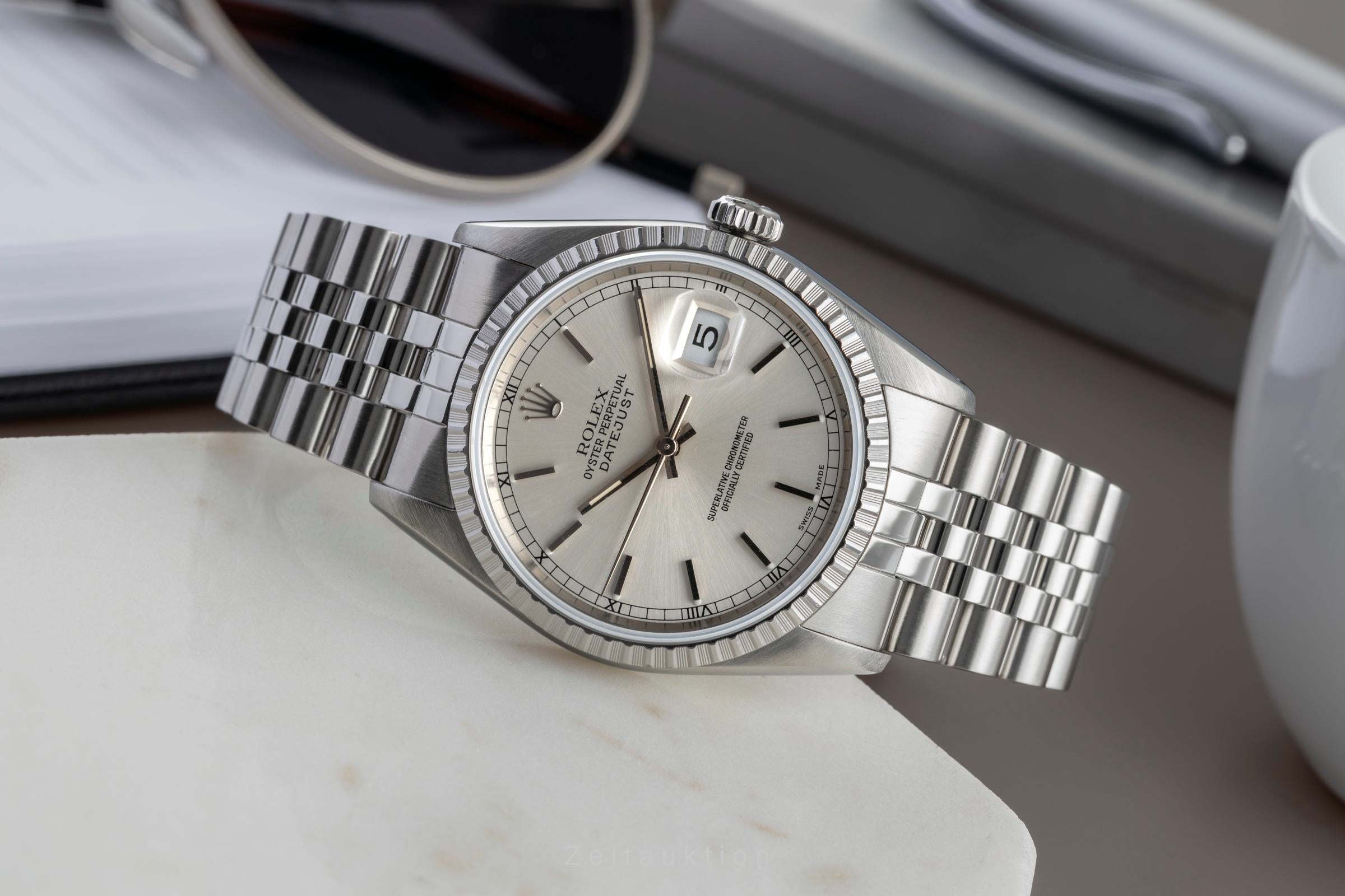 Rolex Datejust steel automatic men's watch 16220  [2502499]