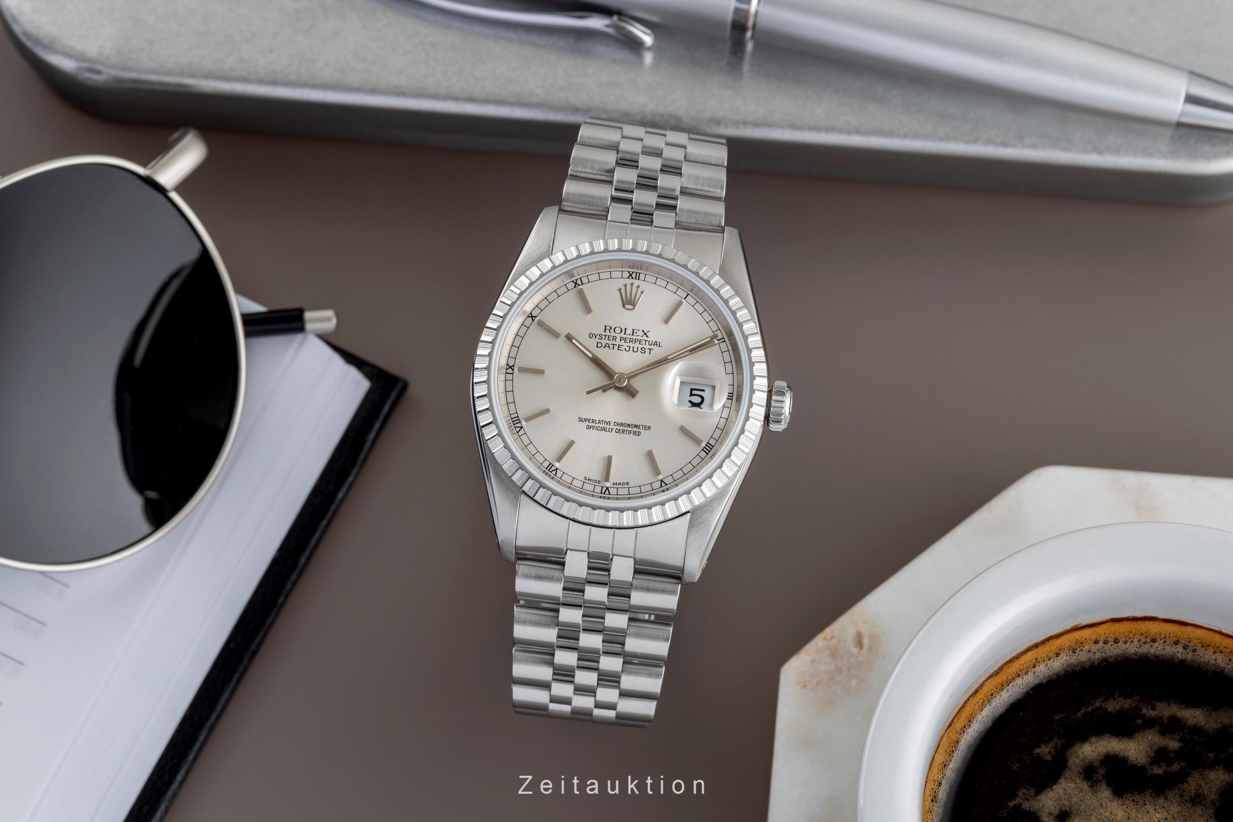 Rolex Datejust steel automatic men's watch 16220  [2502499]