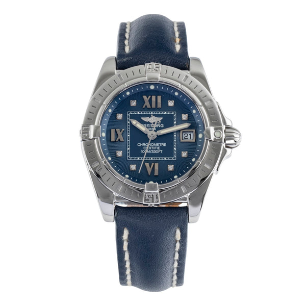 Breitling Galactic 32 acero cuarzo reloj para damas  A71356  [2502503]