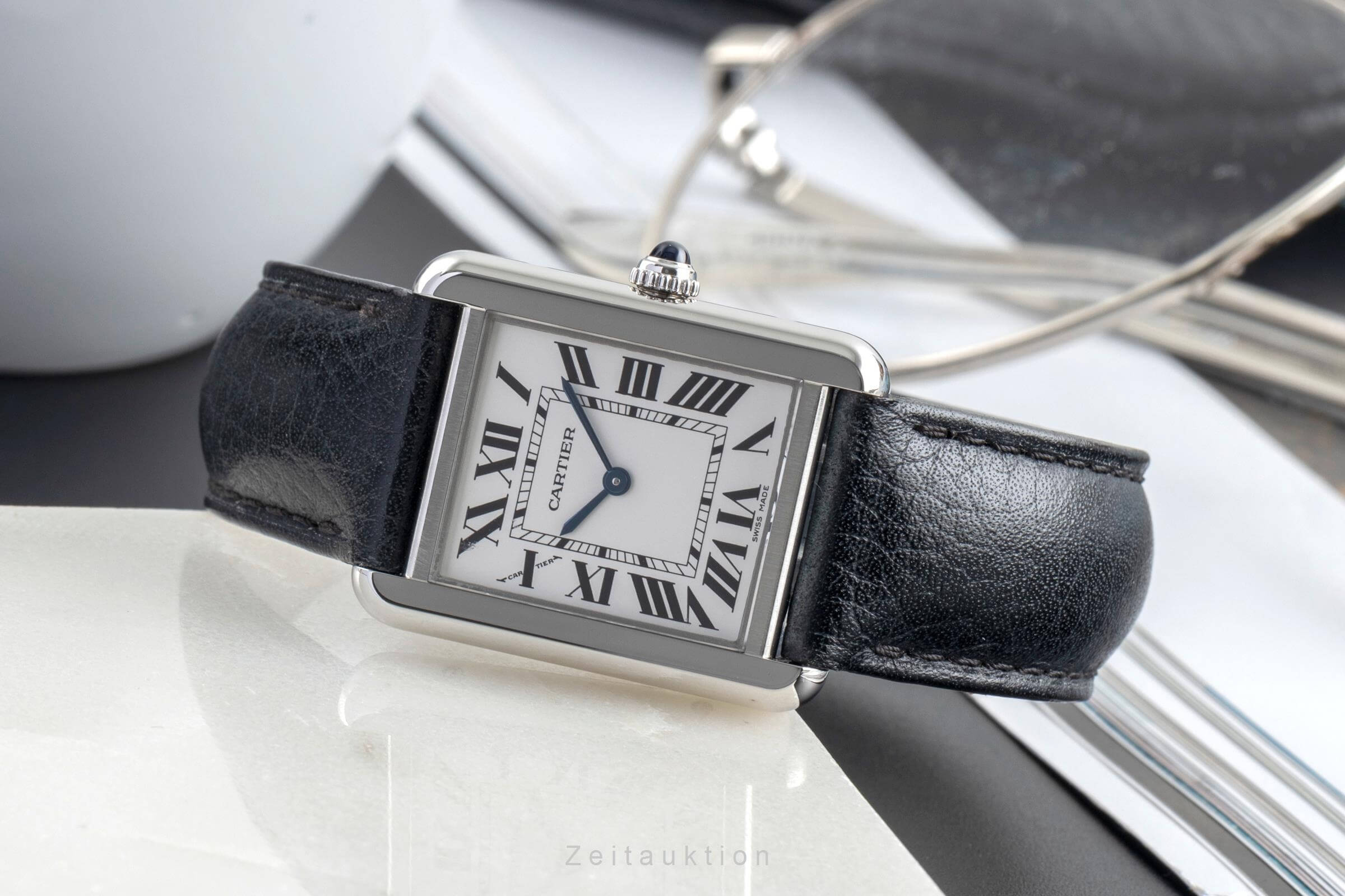 Cartier Tank acier quartz montre pour femmes WSTA0030  [2502504]