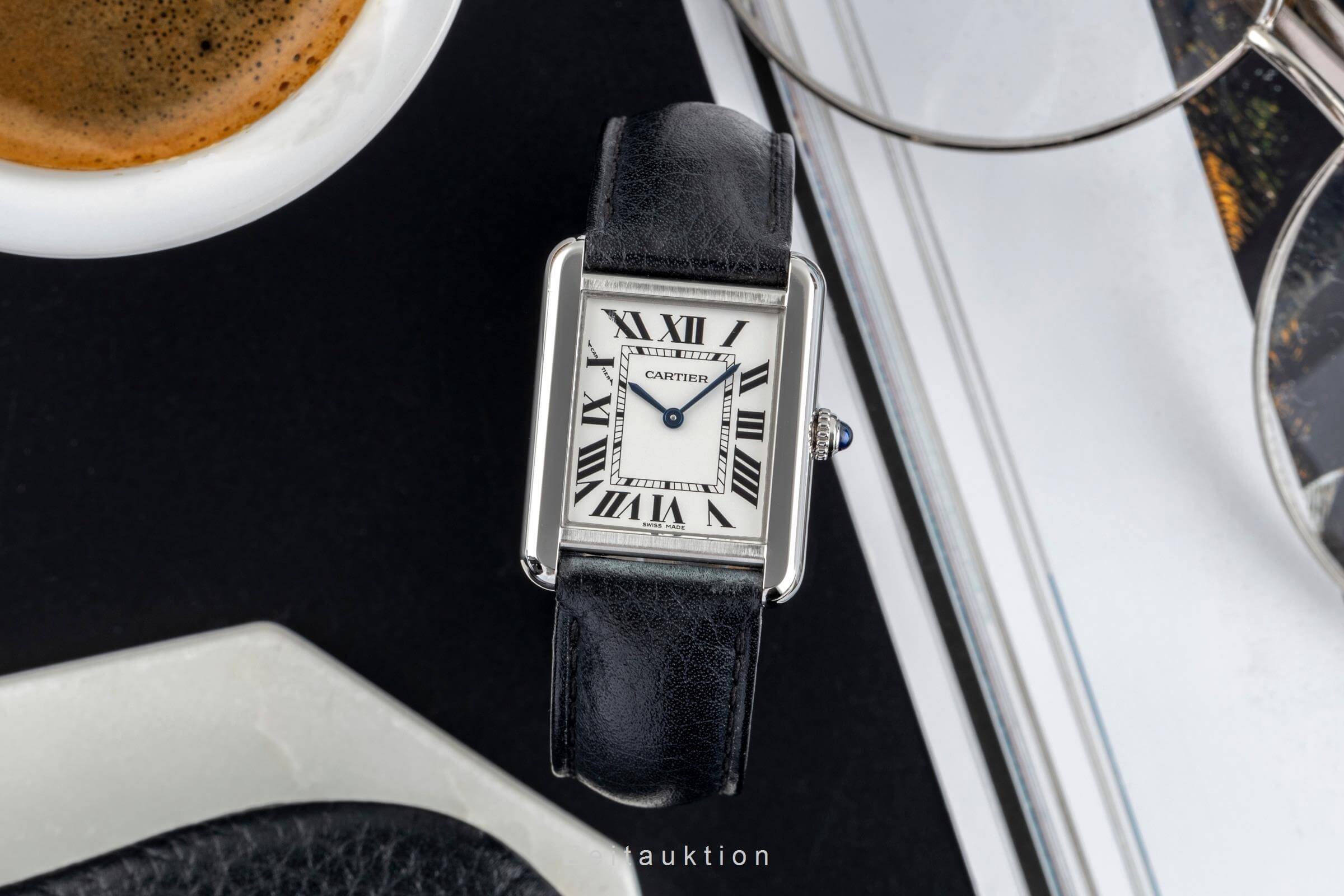 Cartier Tank acier quartz montre pour femmes WSTA0030  [2502504]