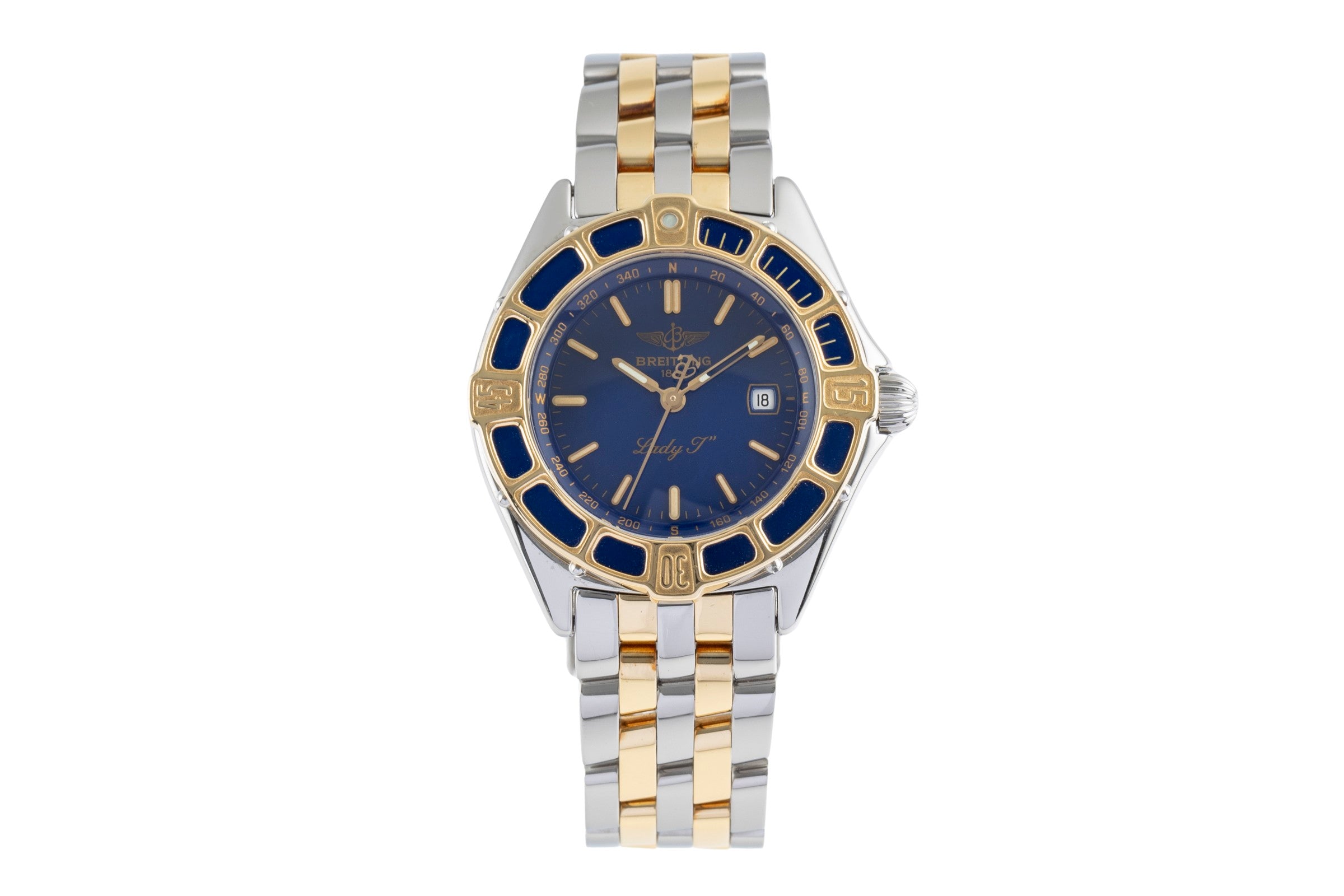 Breitling Lady J acero / oro cuarzo reloj para damas  D52065  [2502505]
