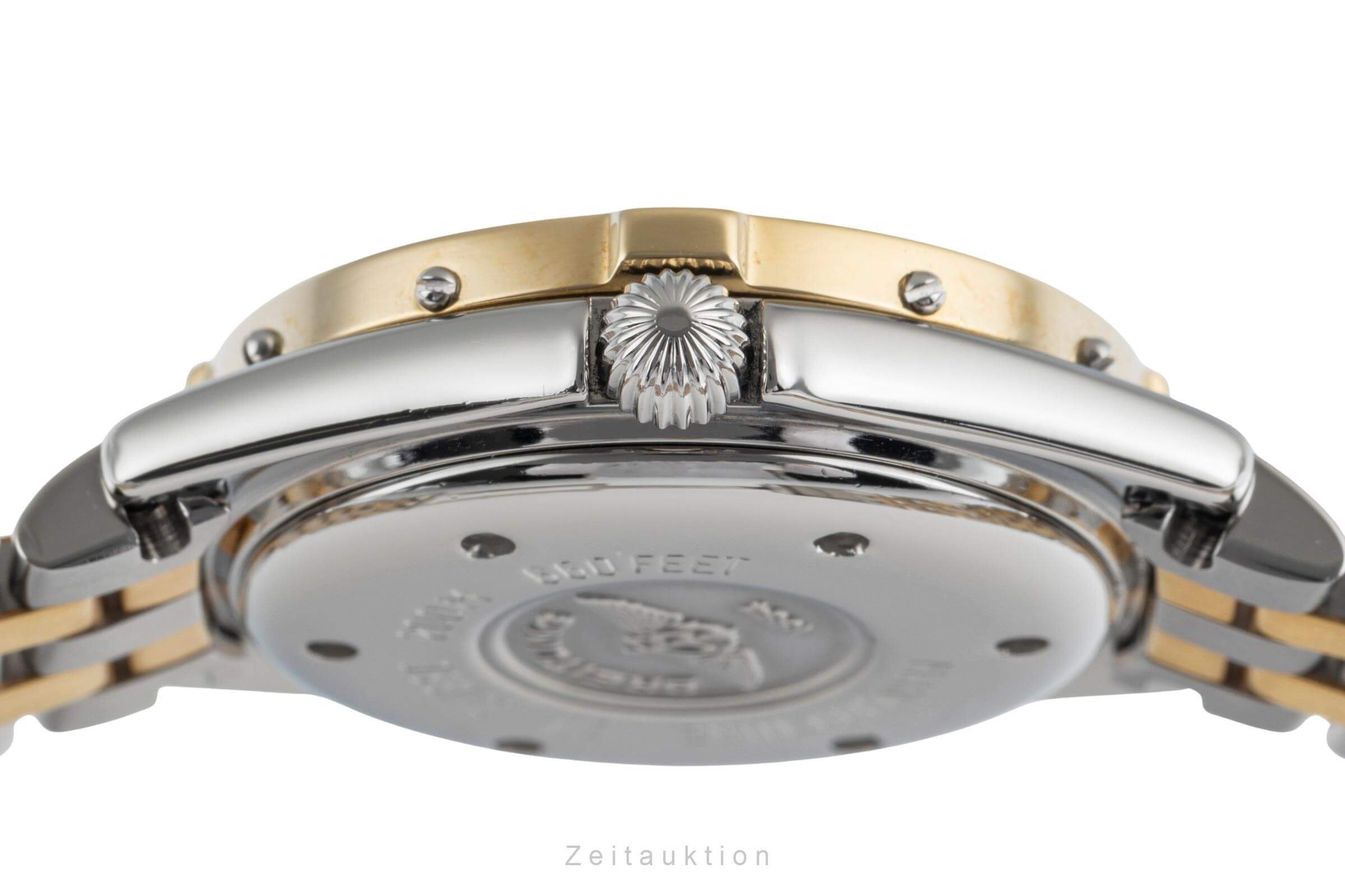 Breitling Lady J Blue Dial Stahl / Gold Quarz Damenuhr Ref. D52065 Klassiker [2502505]