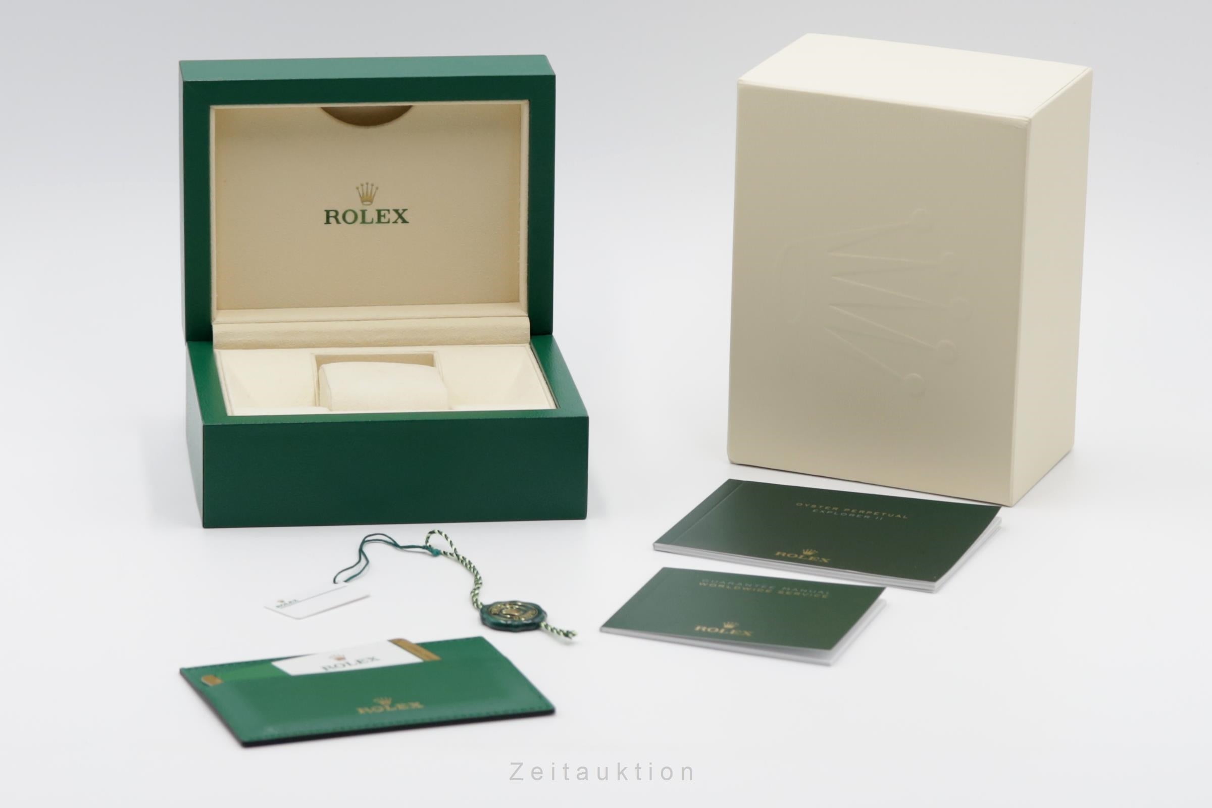 Rolex Explorer II Black Dial Edelstahl Automatik Herrenuhr Ref. 216570 B&P 2017 [2502507]