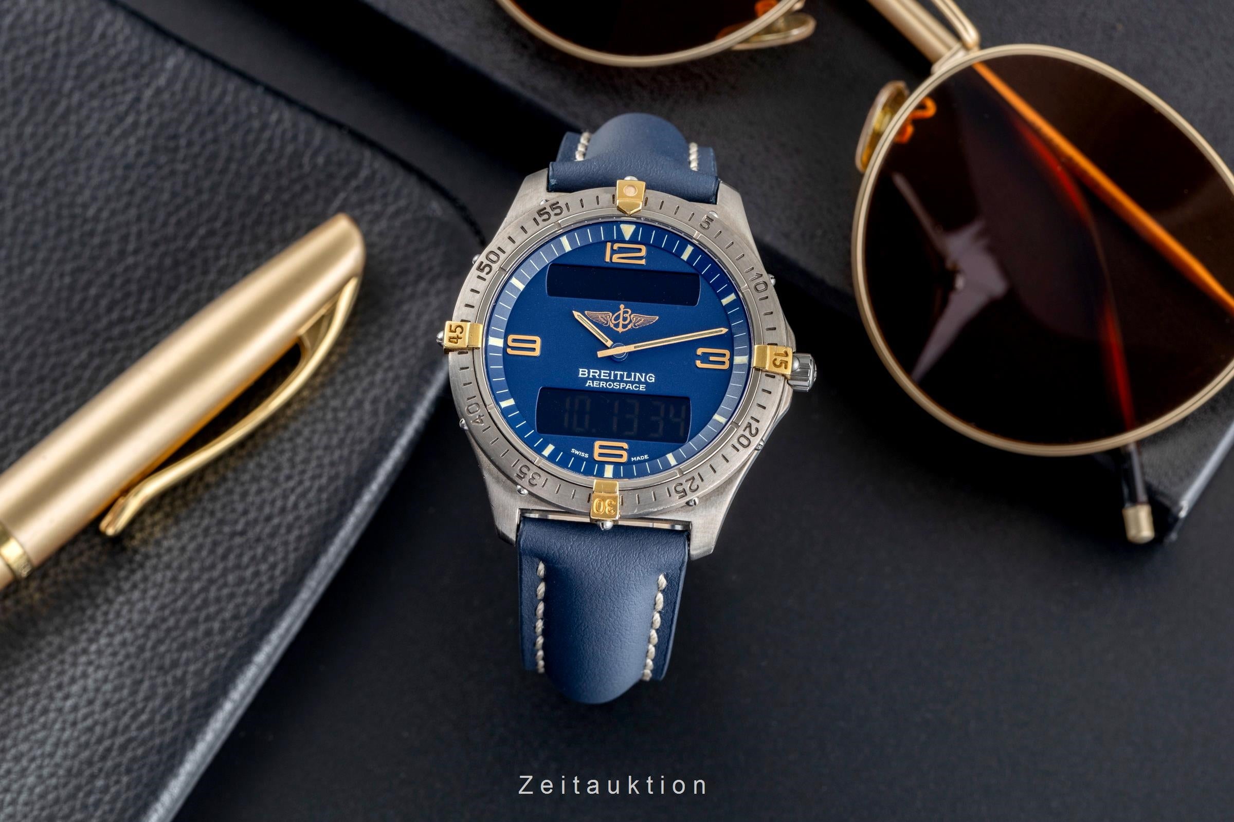 Breitling Aerospace titanium / gold quartz Kal. B56 Ref. F56062