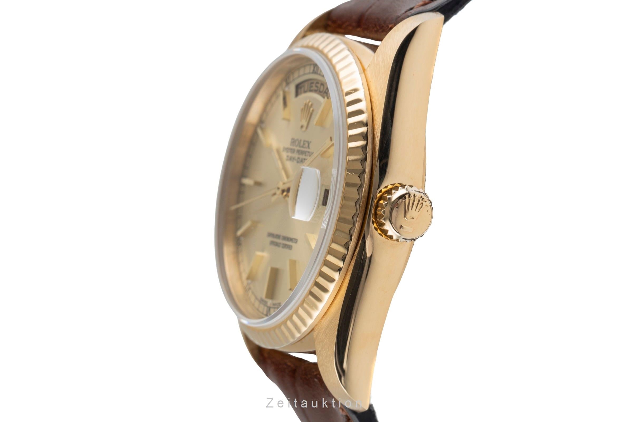 Rolex Day-Date 36 18k (0,750) Gold Automatik Herrenuhr Ref. 18038 [2502511]