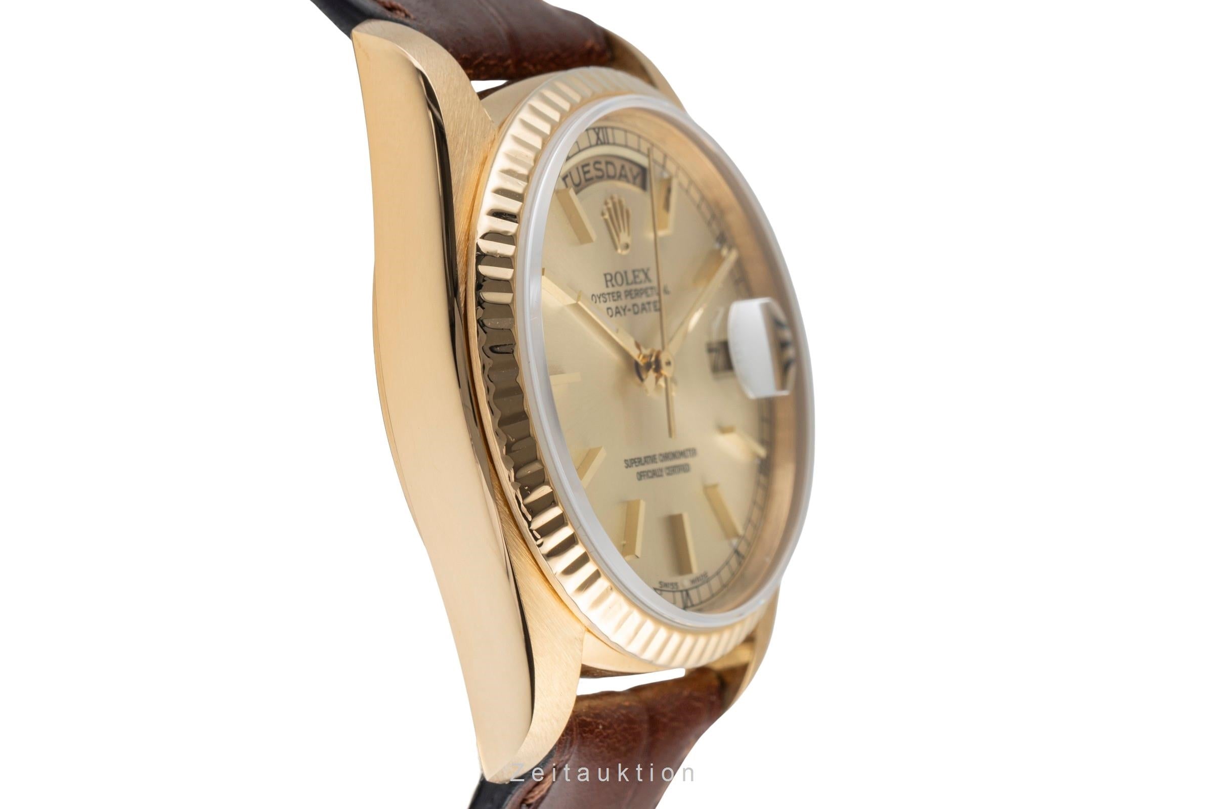 Rolex Day-Date 36 18k (0,750) Gold Automatik Herrenuhr Ref. 18038 [2502511]