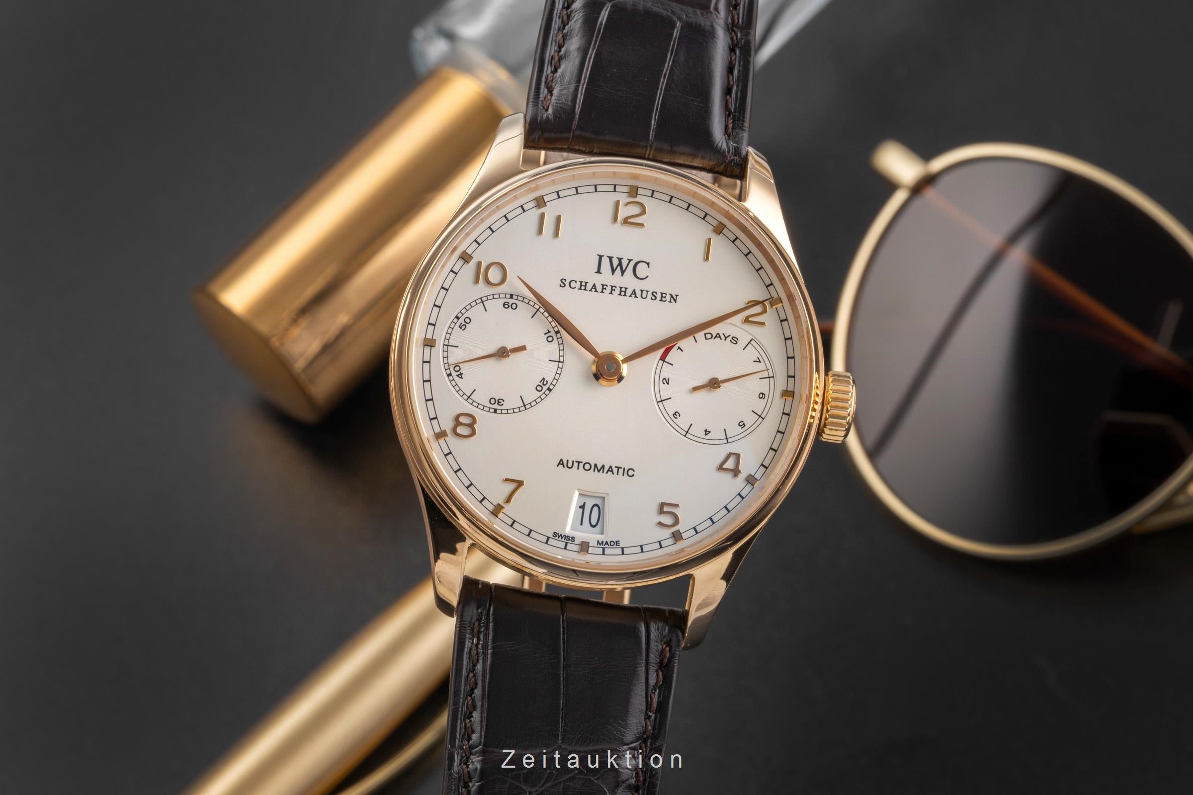 IWC Portugieser oro 18 ct automatismo orologio da uomo IW500113  [2502513]