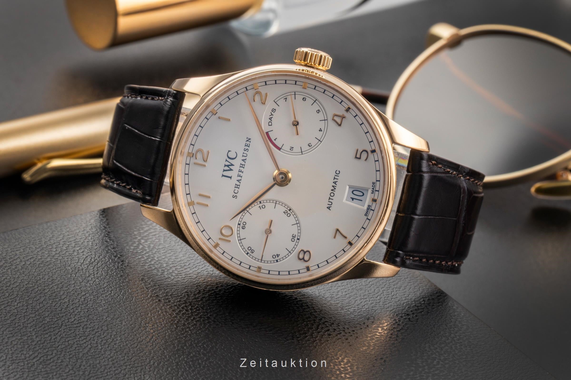 IWC Portugieser oro 18 ct automatismo orologio da uomo IW500113  [2502513]