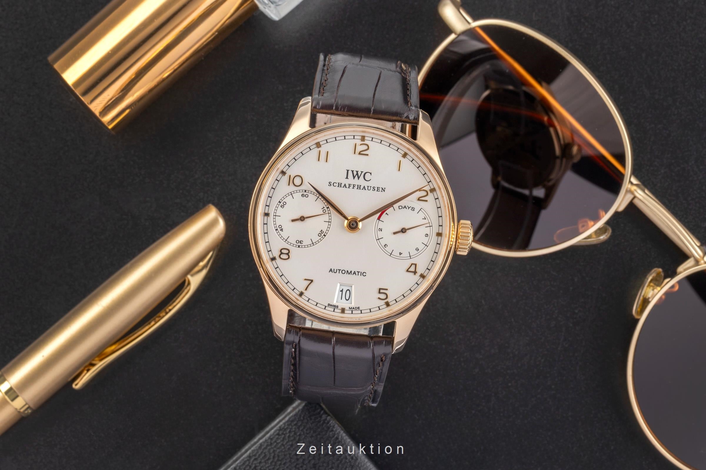 IWC Portugieser oro 18 ct automatismo orologio da uomo IW500113  [2502513]