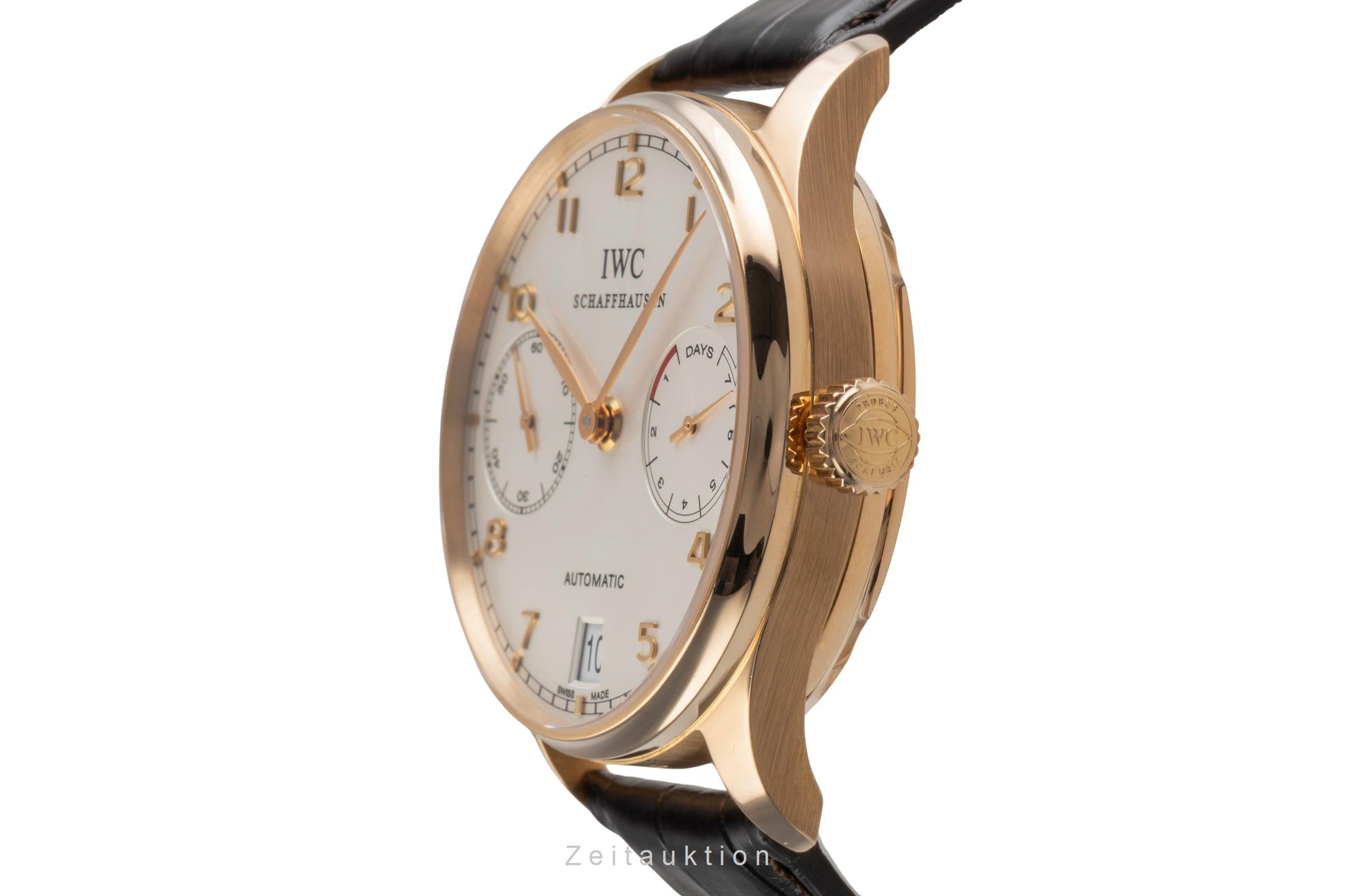 IWC Portugieser oro 18 ct automatismo orologio da uomo IW500113  [2502513]