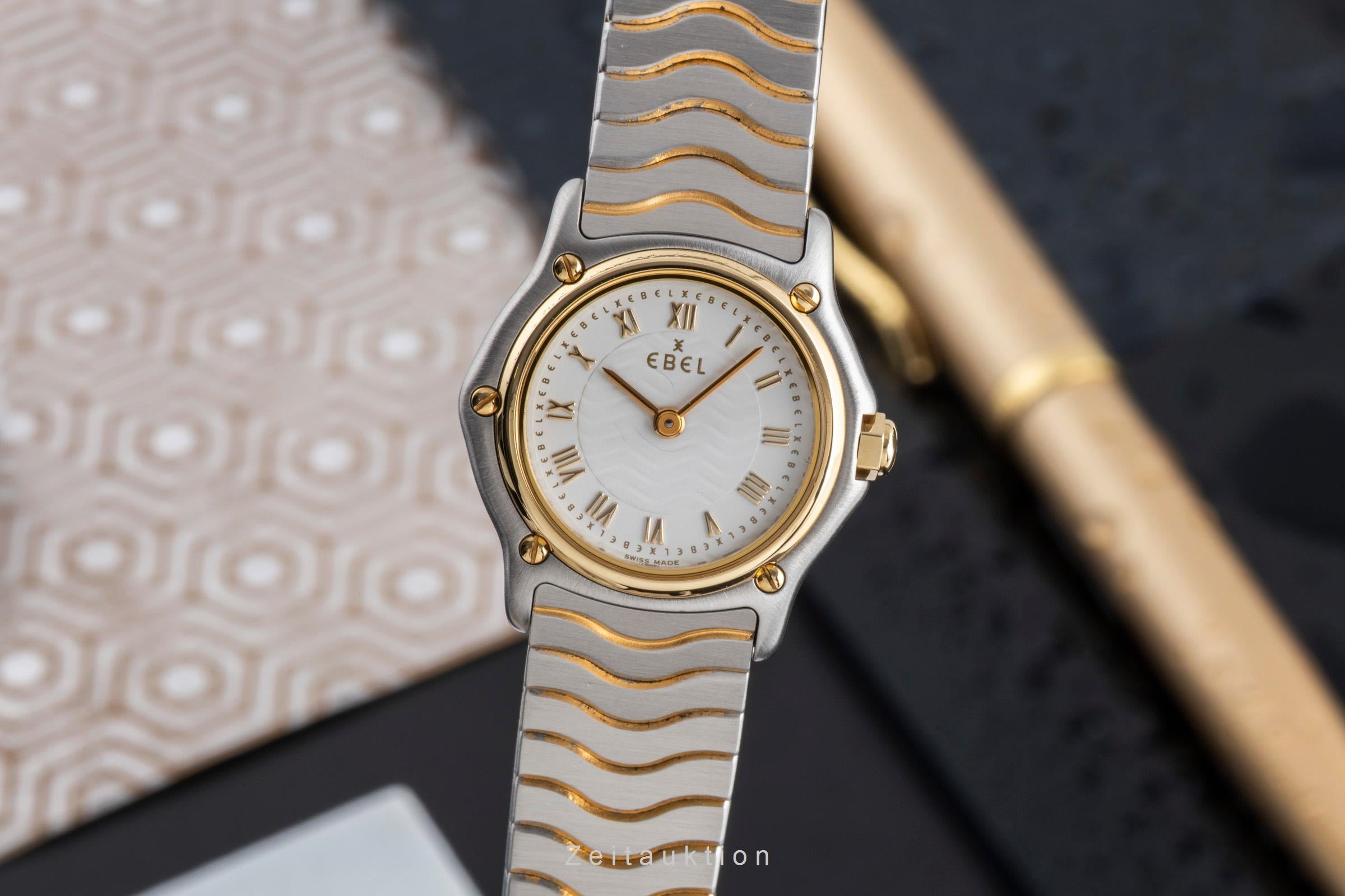 Ebel Classic Wave acero / oro cuarzo reloj para damas  1057901  [2502514]