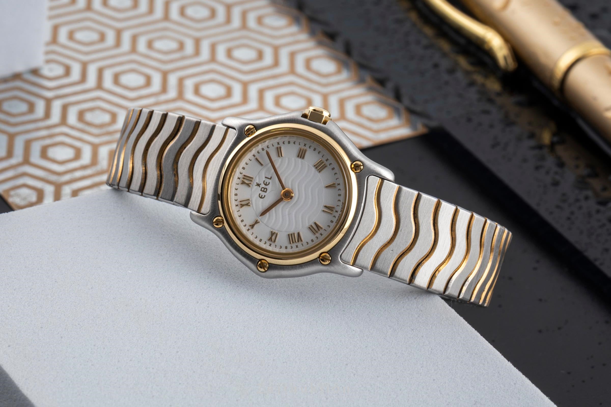 Ebel Classic Wave acero / oro cuarzo reloj para damas  1057901  [2502514]