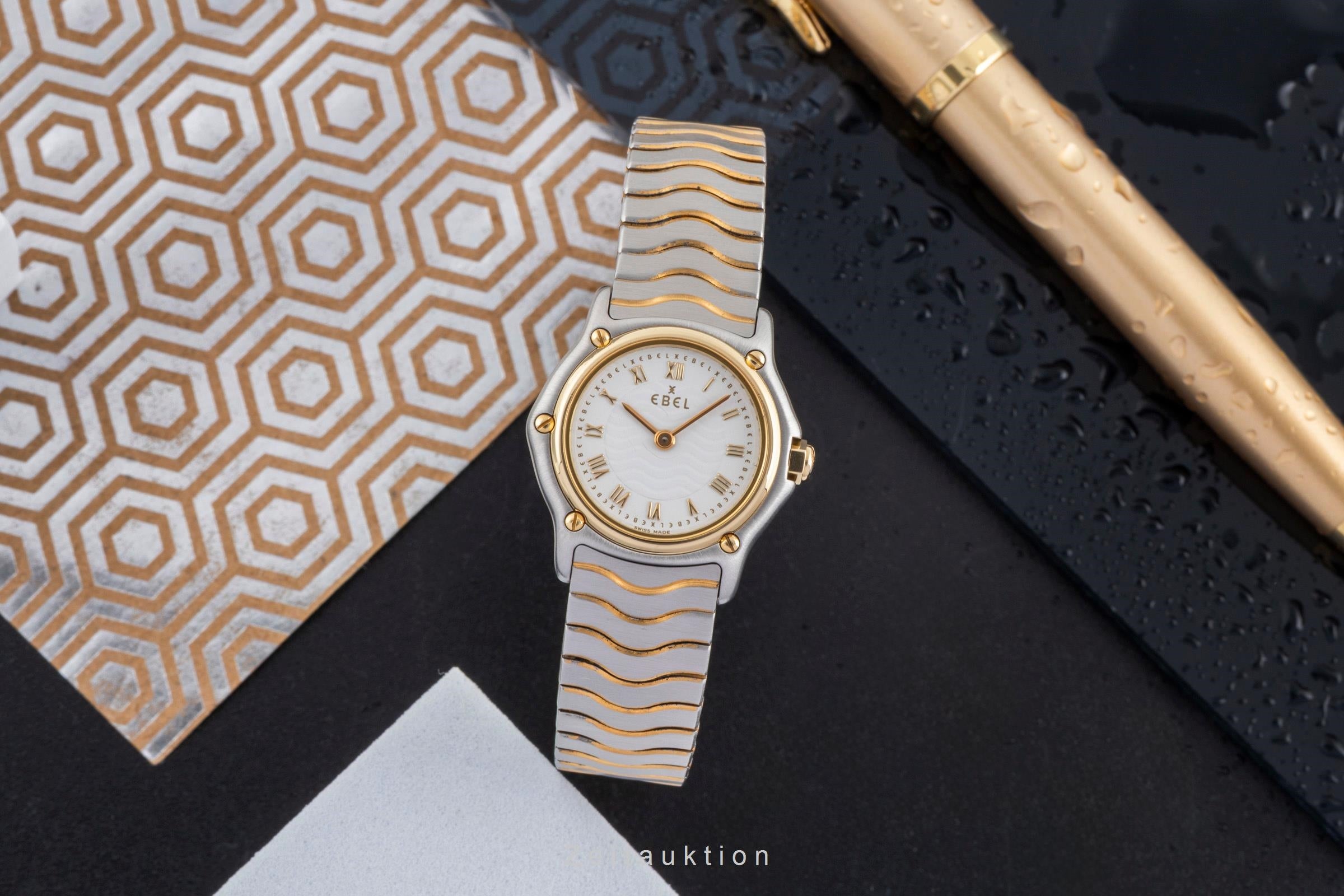 Ebel Classic Wave acero / oro cuarzo reloj para damas  1057901  [2502514]