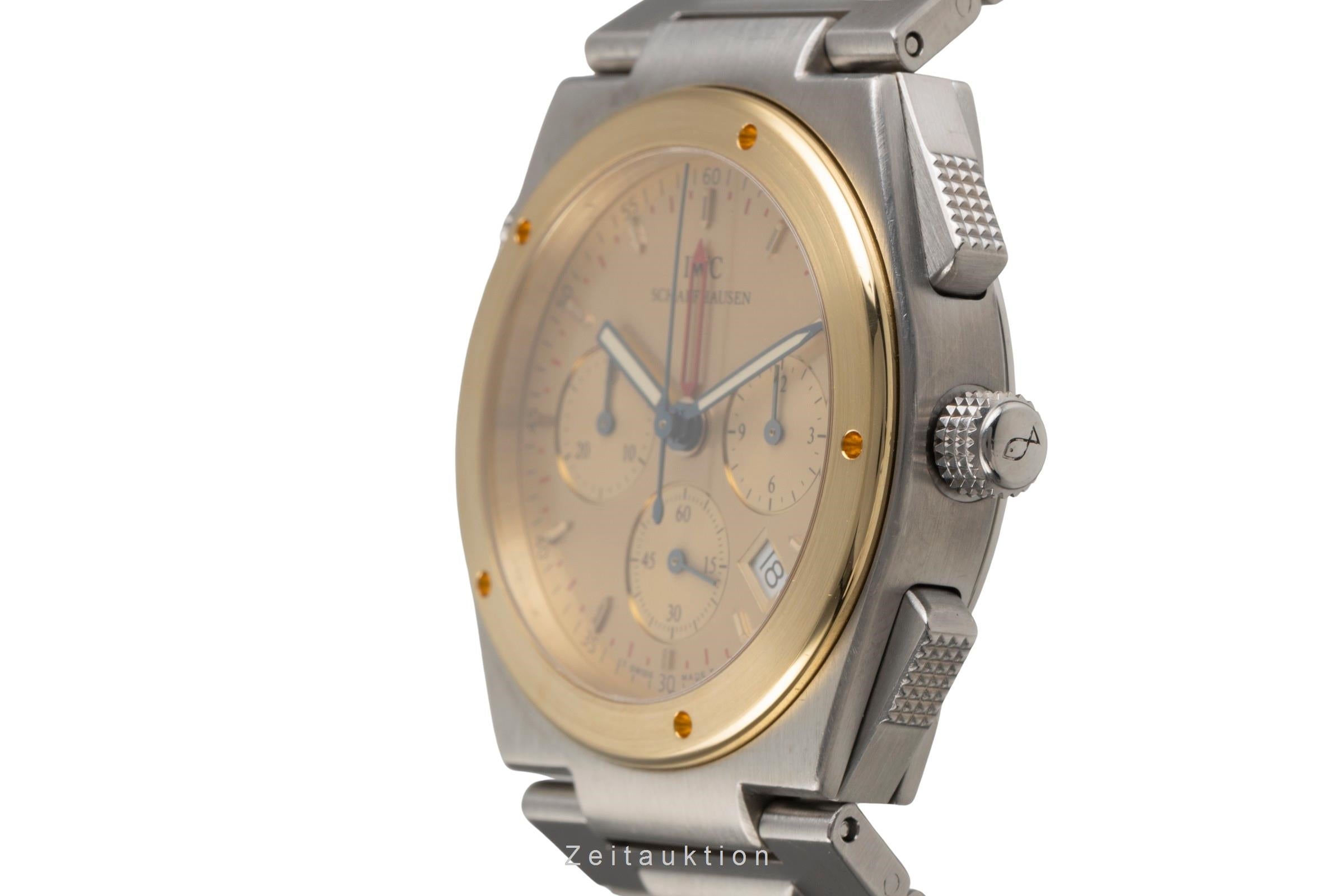 IWC Ingenieur chronograph steel / gold quartz men's watch IW380505  [2502519]