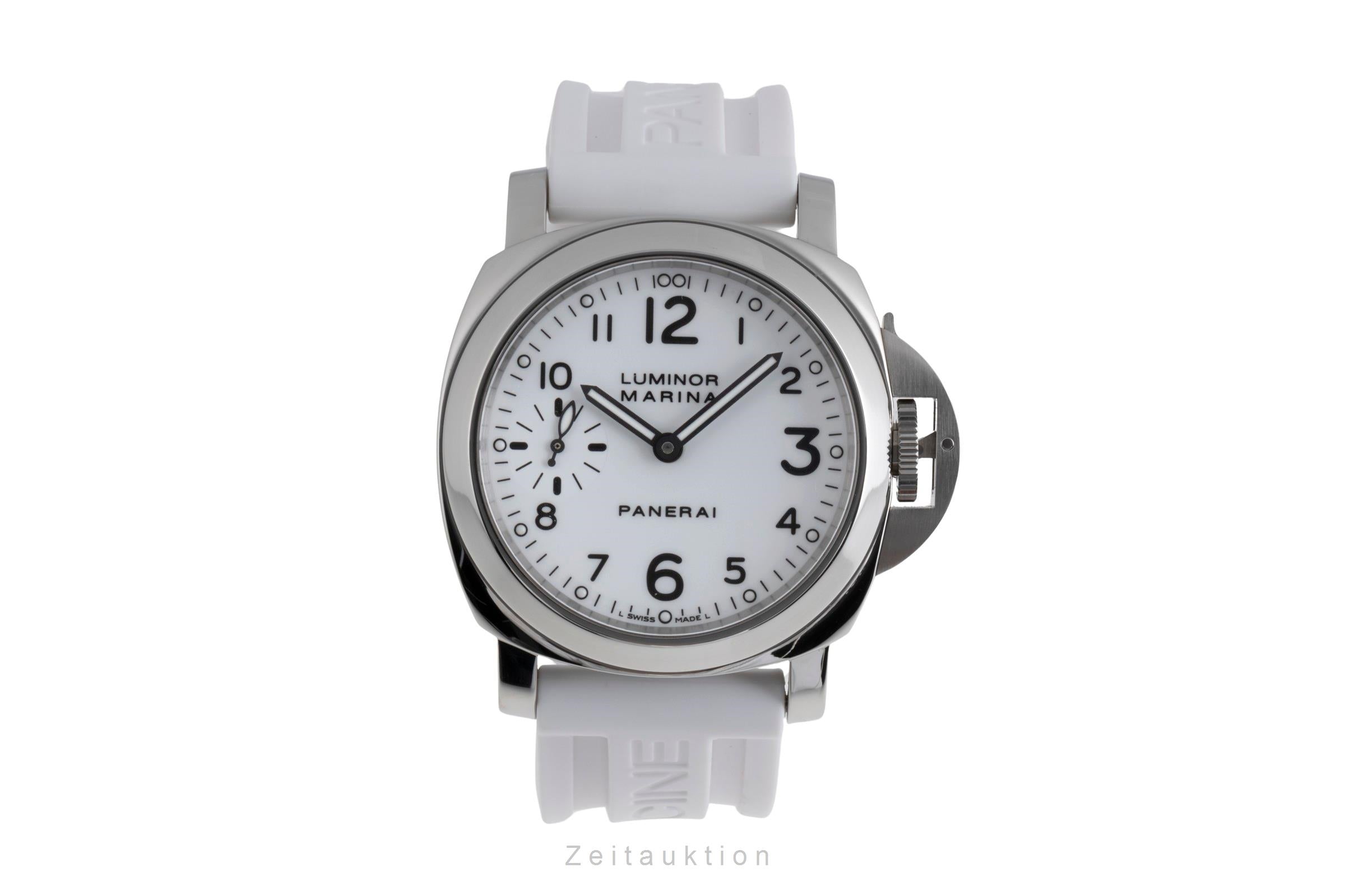Panerai Luminor Marina steel manual winding men's watch PAM00113  [2502522]
